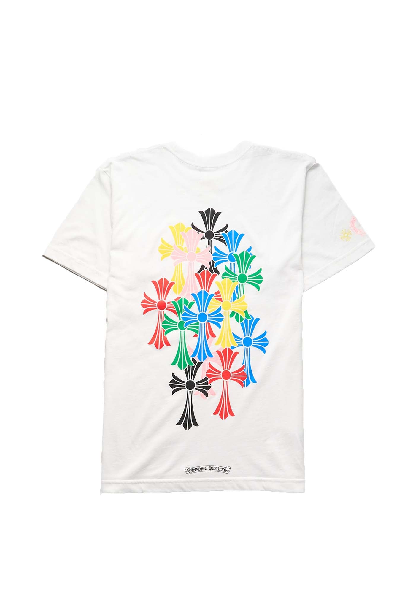 Chrome Hearts Multi-color Cross White T-shirt