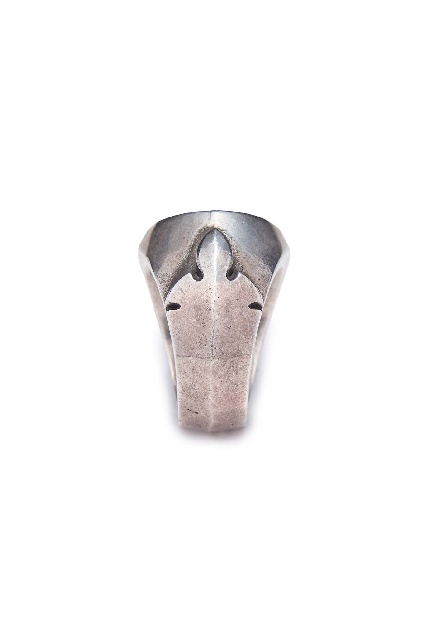Chrome Hearts Silver Cutout Fleur Knee Ring
