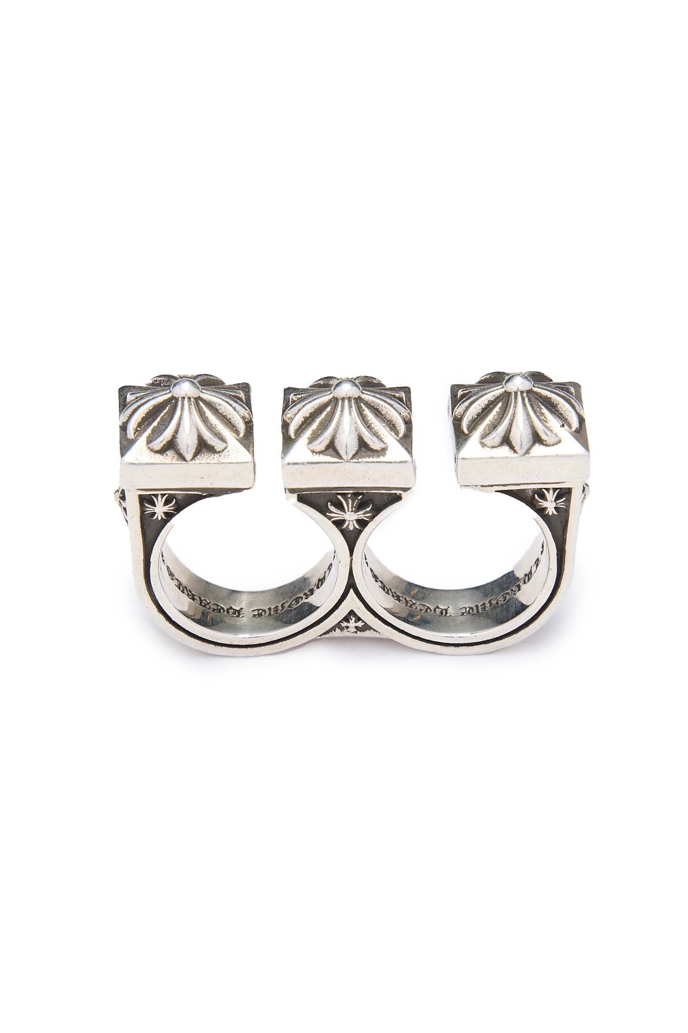 Chrome Hearts Double Brass Knuckle Ring