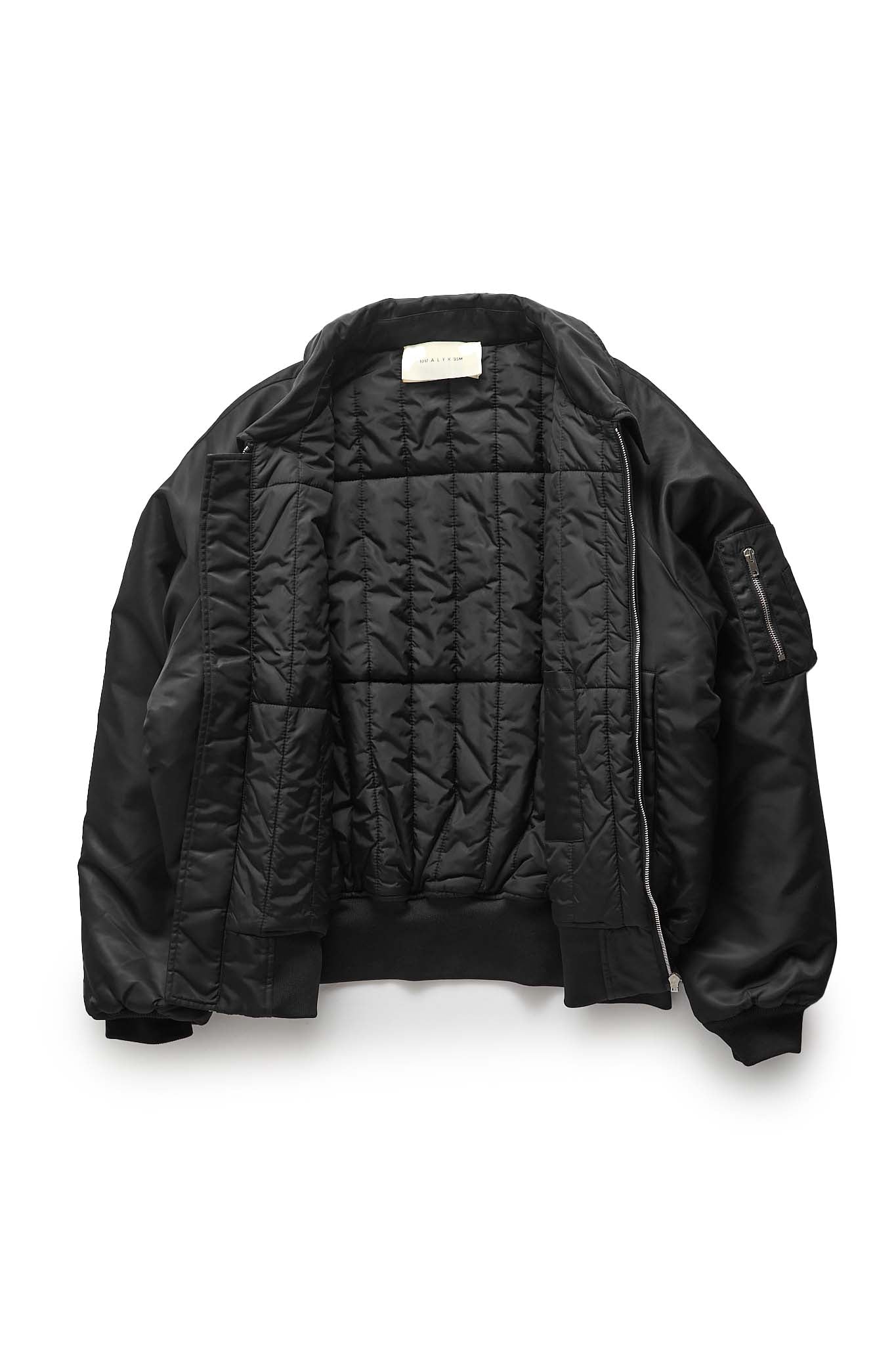 1017 ALYX 9SM Black Insulated Bomber Jacket