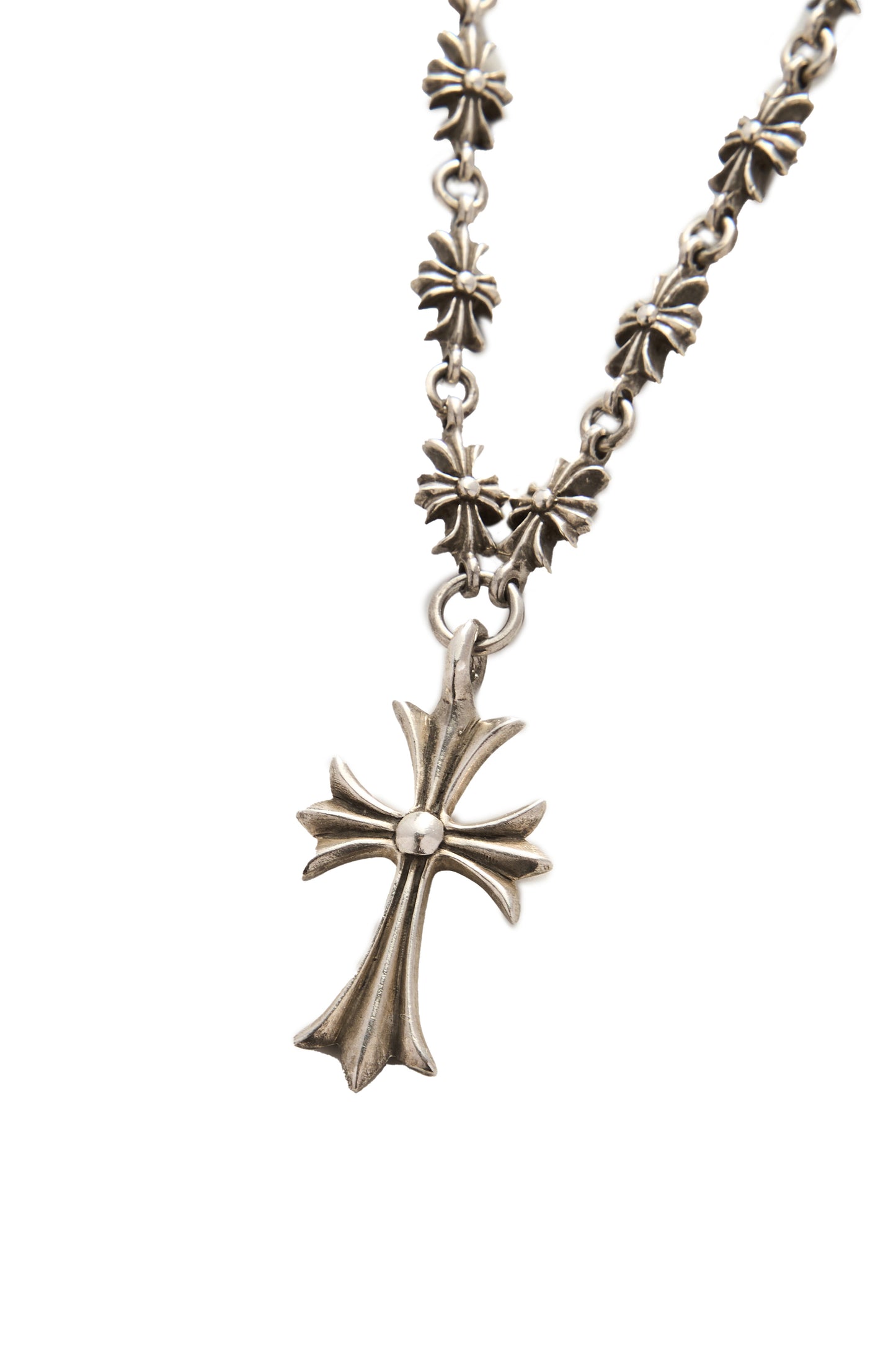 Chrome Hearts Cross Pendant & Cross Station Necklace (Copy)