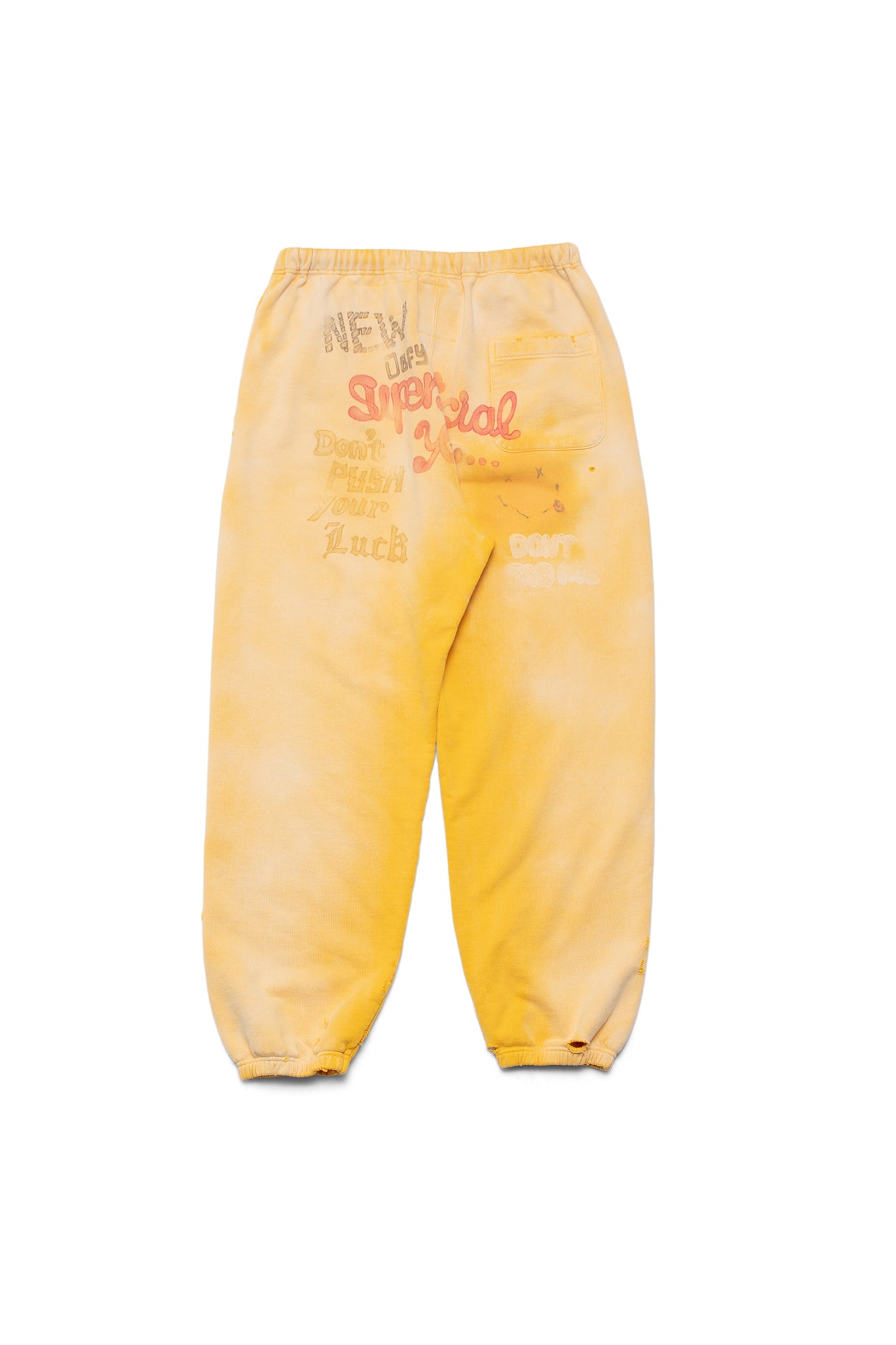 Maison Mihara Yasuhiro x Champion Bleached Sweatpants 'Yellow' SS23