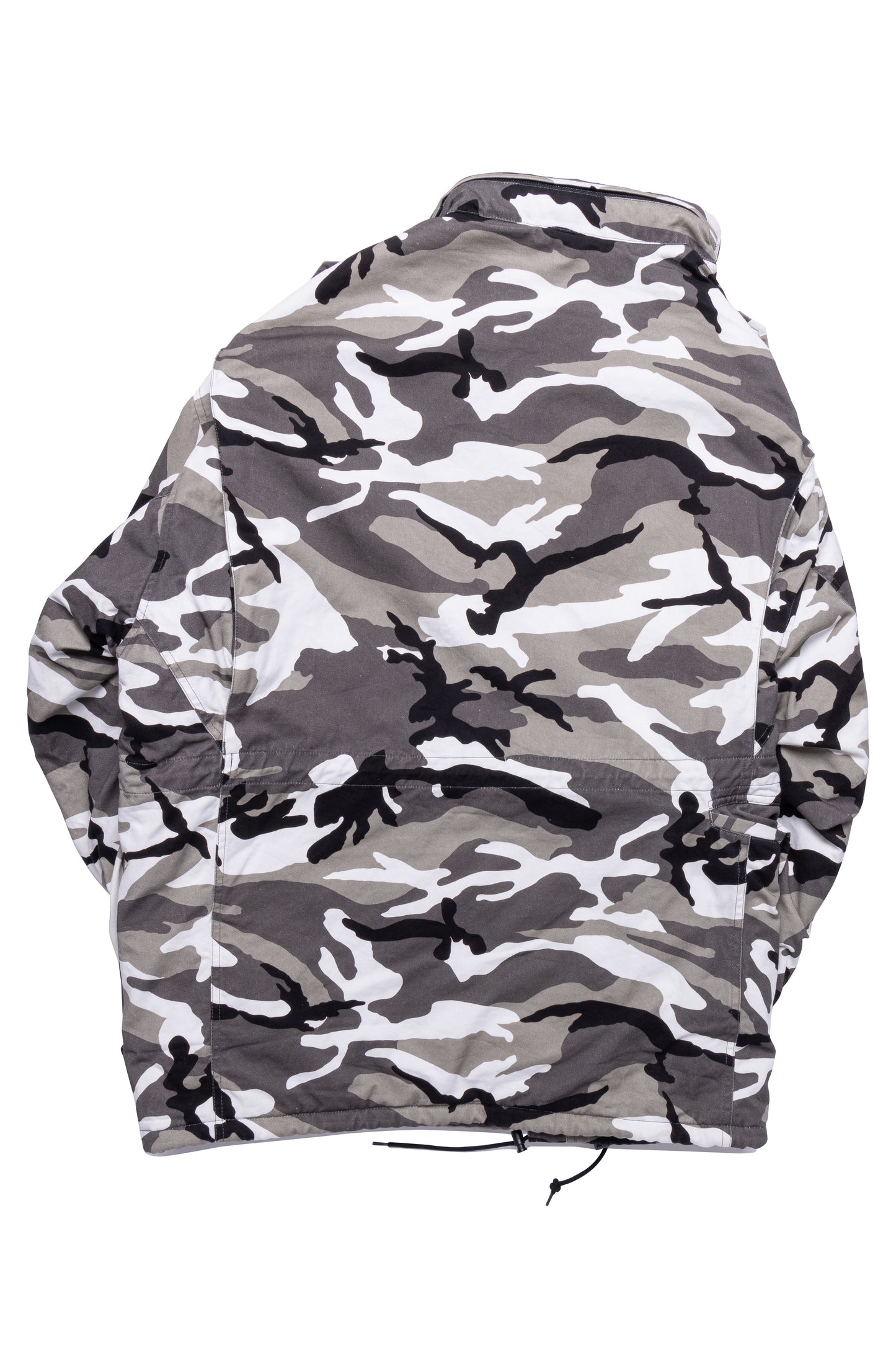 Balenciaga YE 24 Off-Shoulder Camouflage Military Jacket - Xia Office