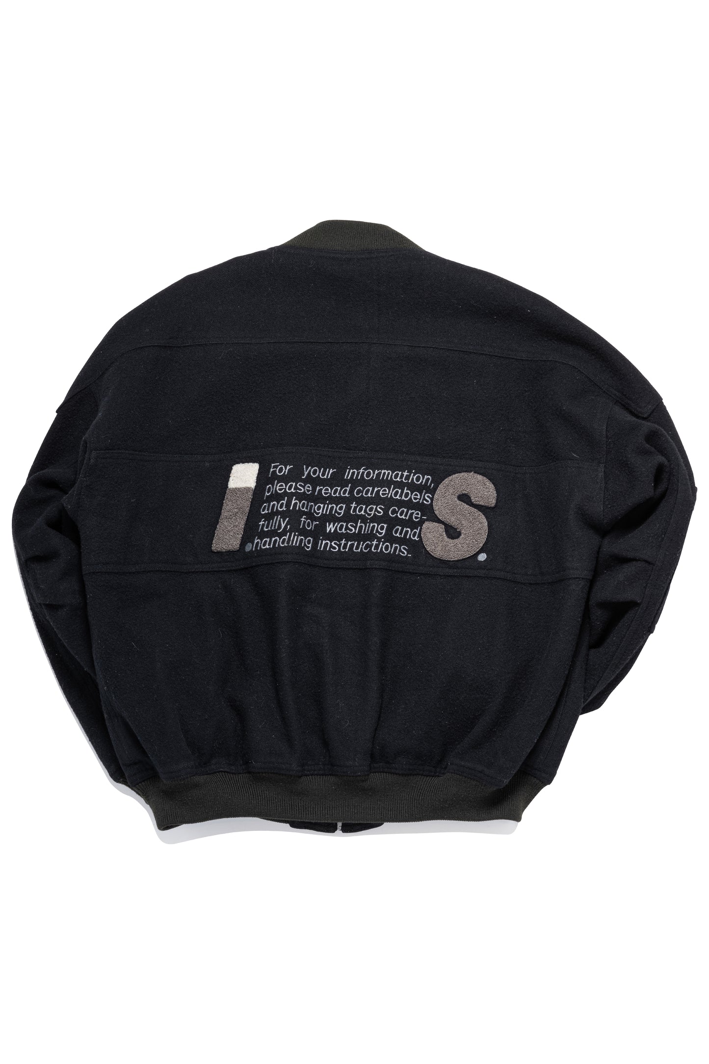 Issey Miyake × Tsumori Chisato × Vintage 80's Legendary Carelabel Logo Bomber - Xia Office