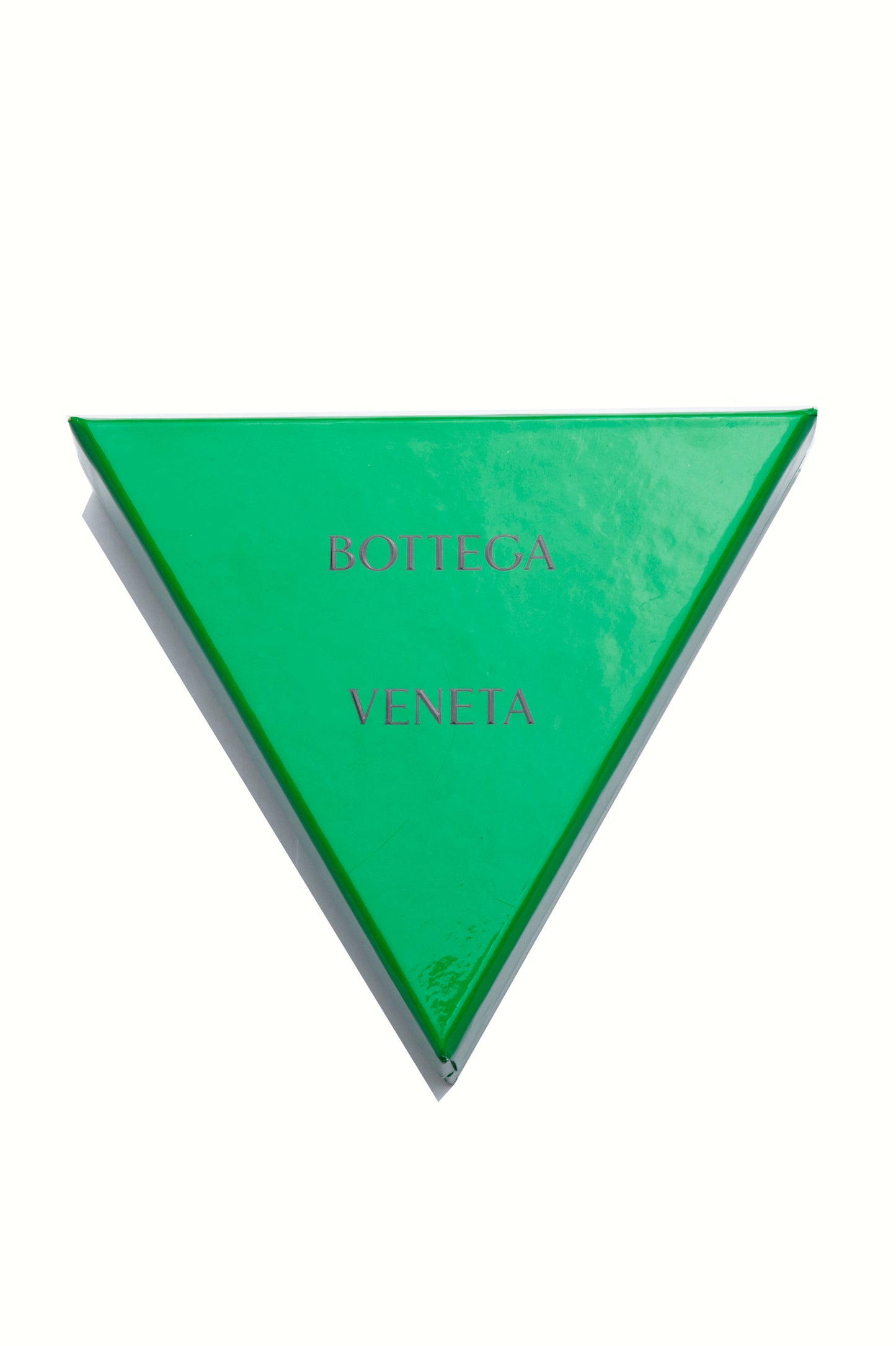 Bottega Veneta Leather Triangle Twist Hoop Earrings - Xia Office