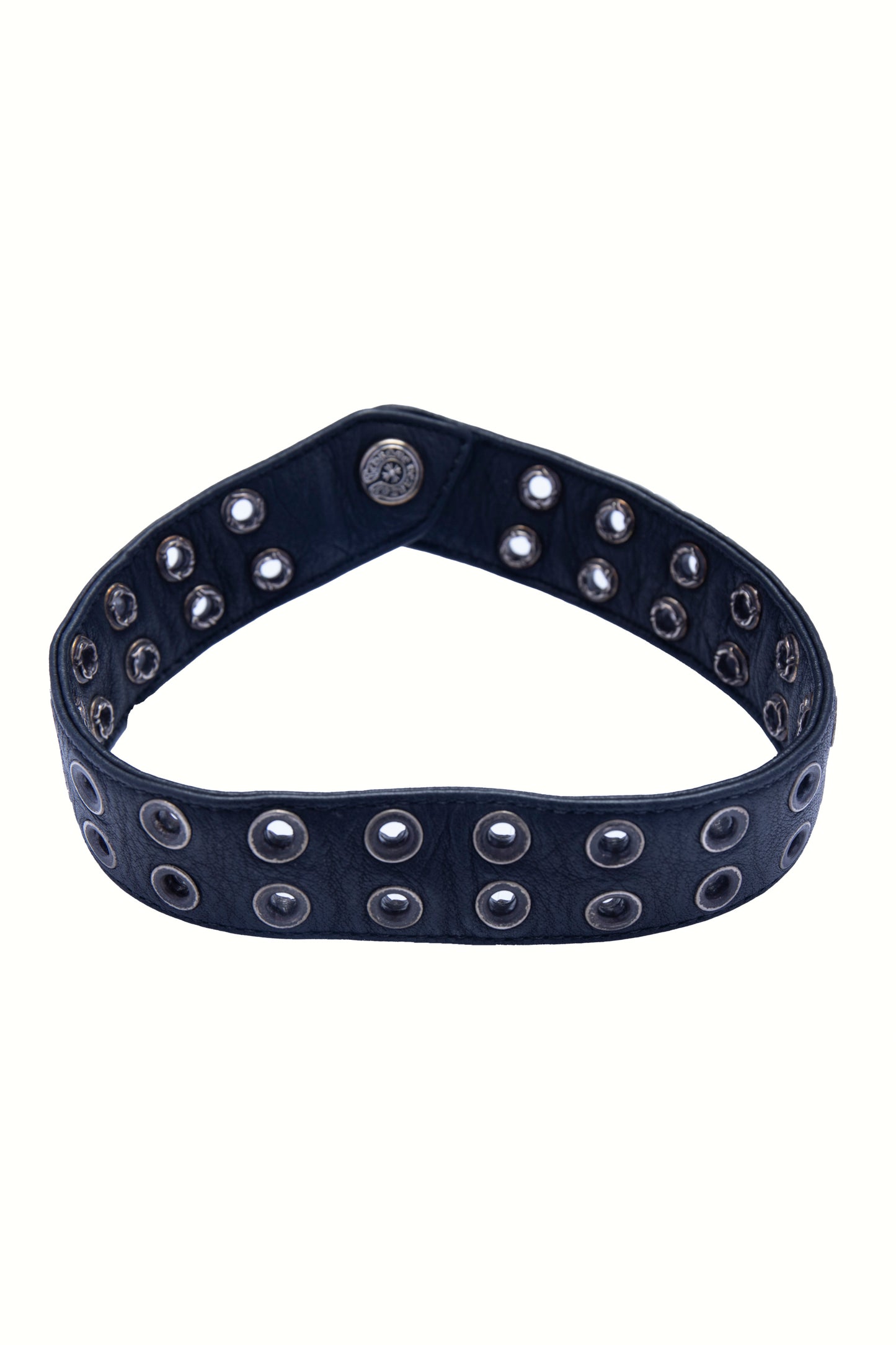 Chrome Hearts Double Stud Leather Chocker - Xia Office