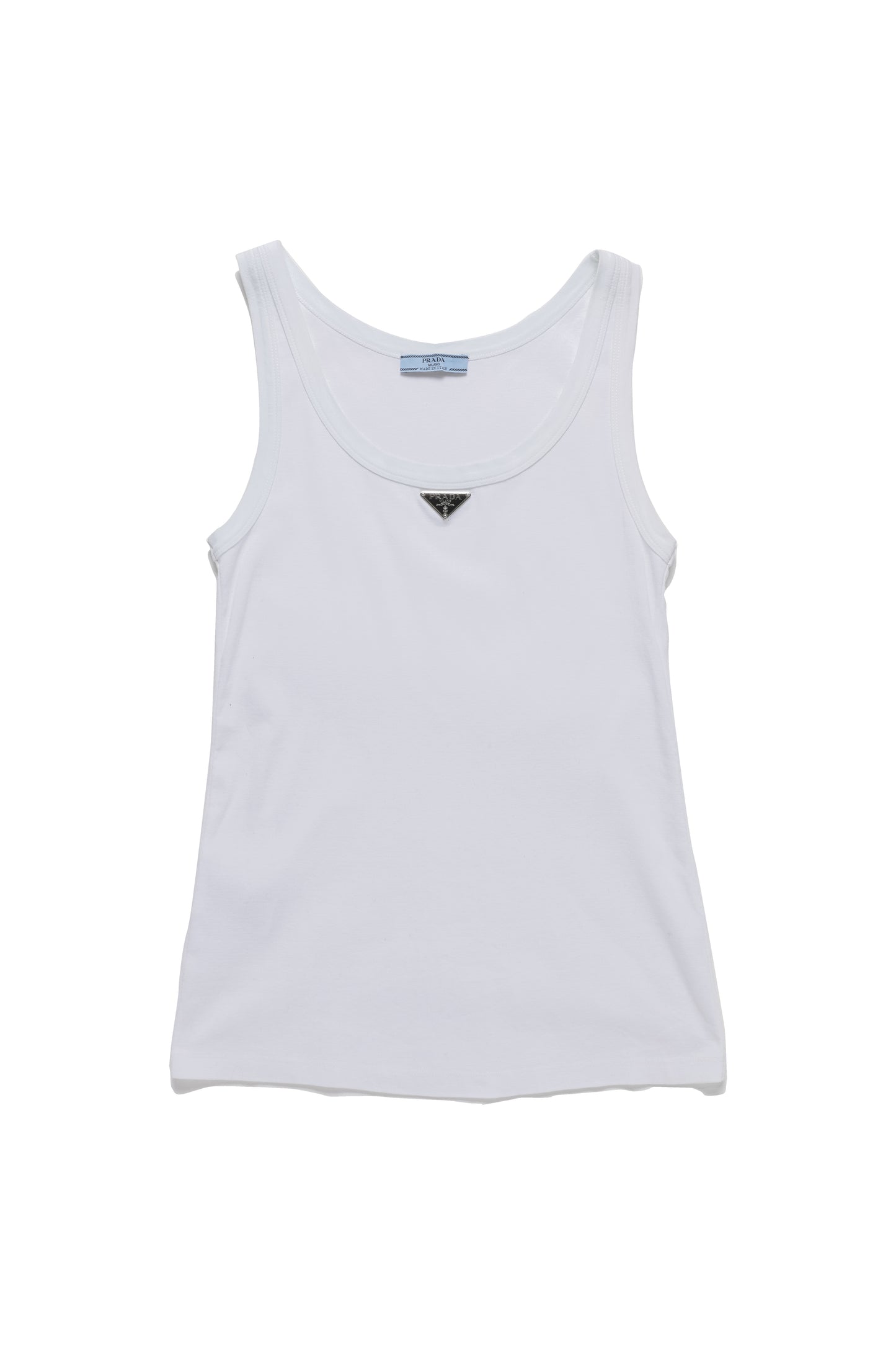 Prada Ribbed-knit Jersey Tank Top - Xia Office