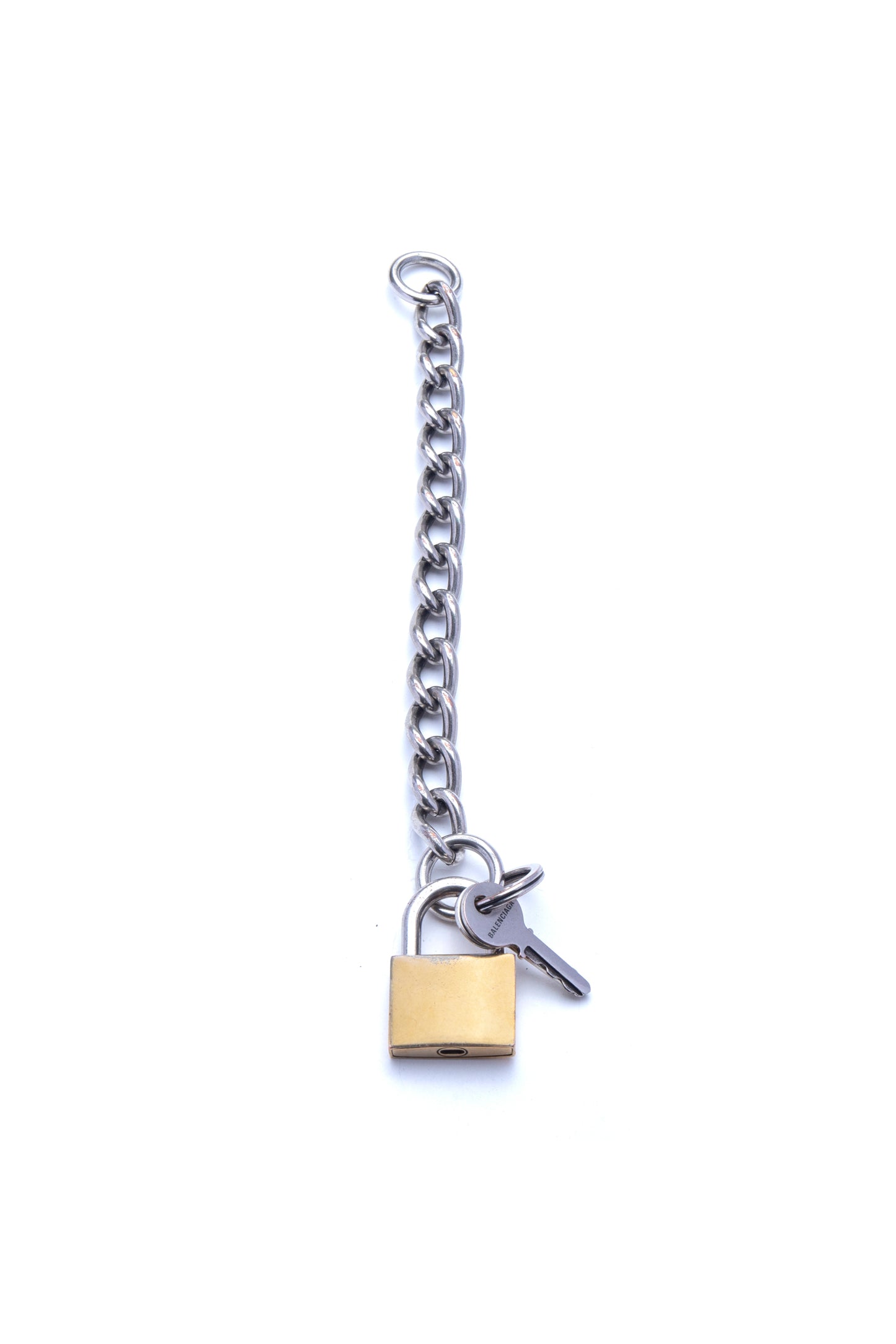 Balenciaga Lock And Key Chain Bracelet - Xia Office