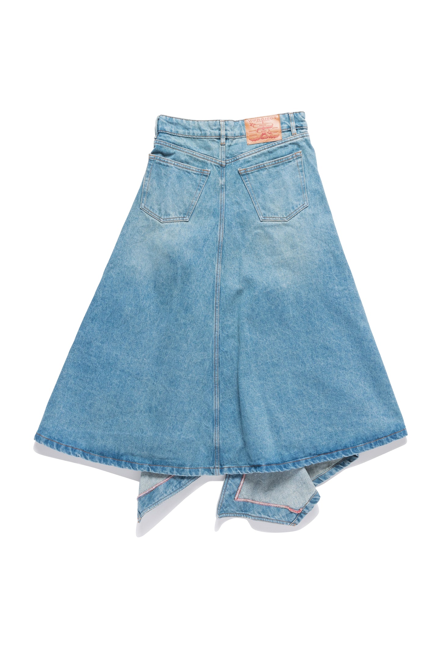 Y/PROJECT Asymmetric Slit Denim Long Skirt - Xia Office