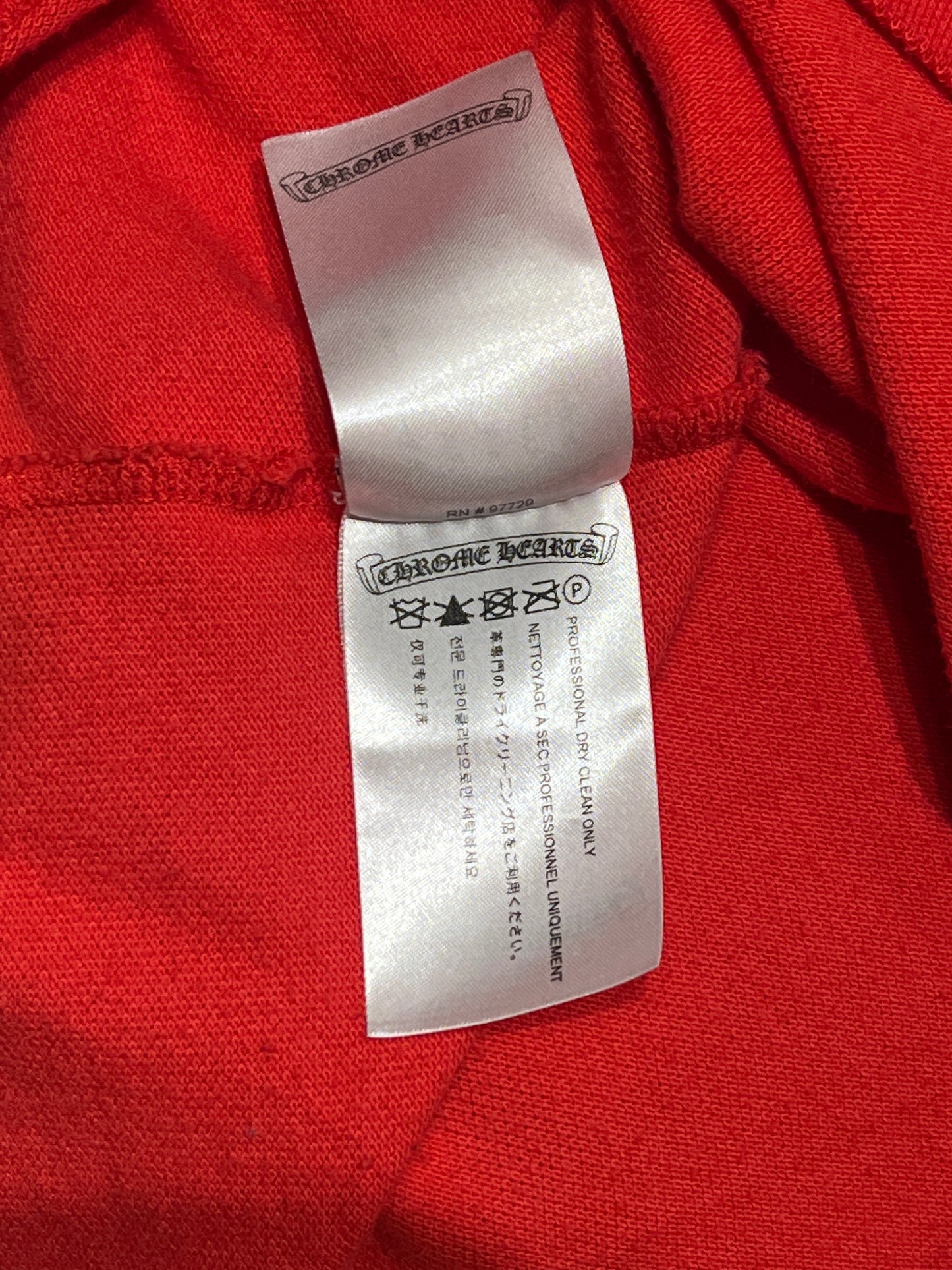 Chrome Hearts x Matty Boy Sex Records Red Polo STAFF T-shirt - Xia Office