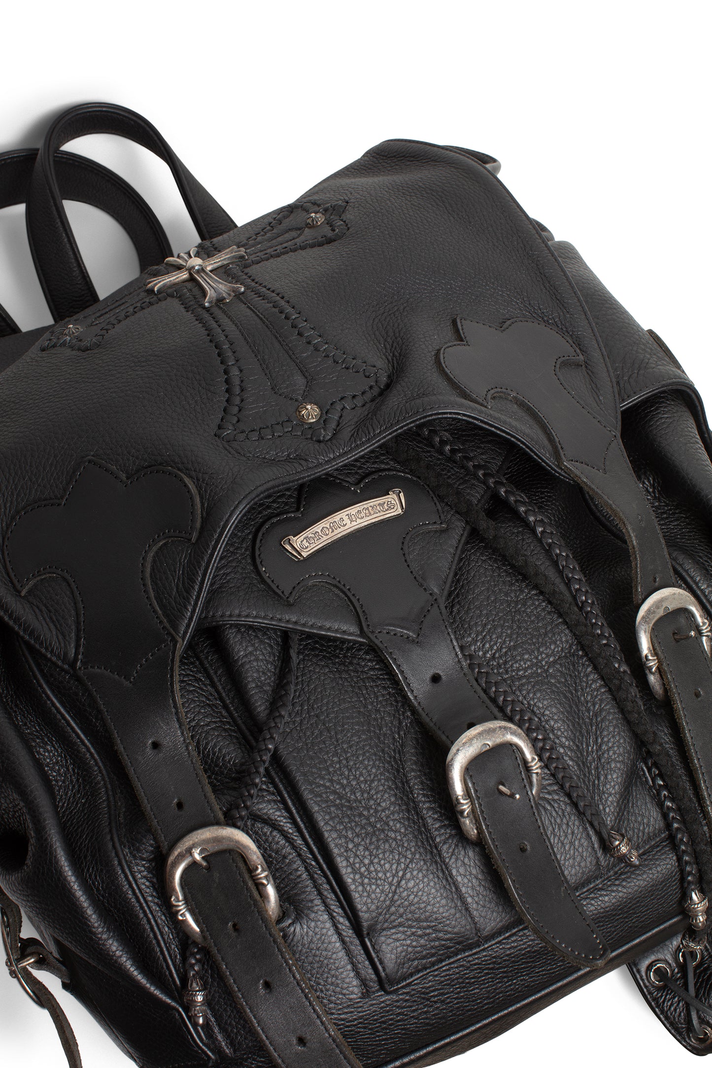 Chrome Hearts Cross Flarenie Gunslinger Leather Backpack