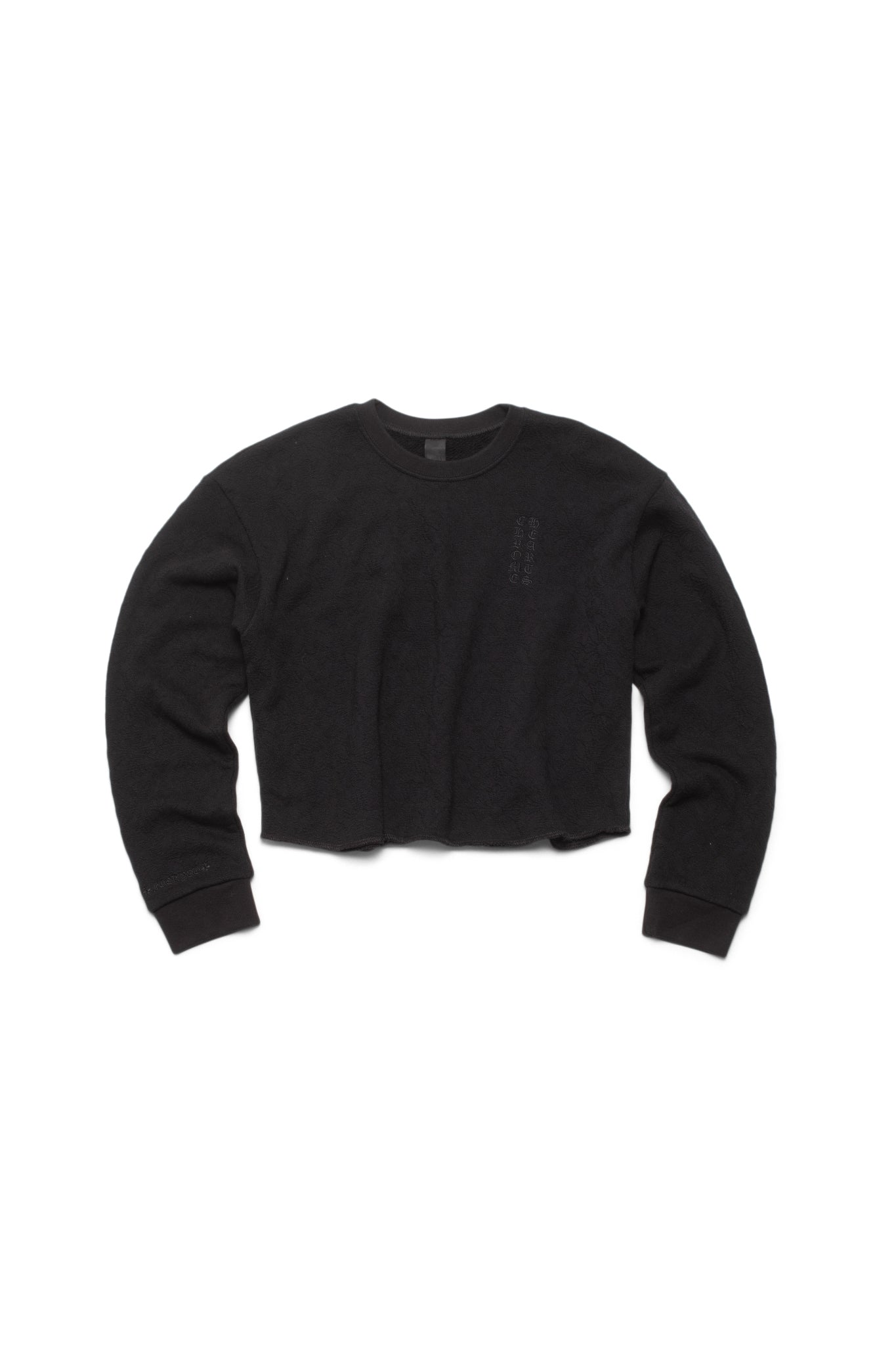 Chrome Hearts Jacquard Monogram Cropped Sweatshirt