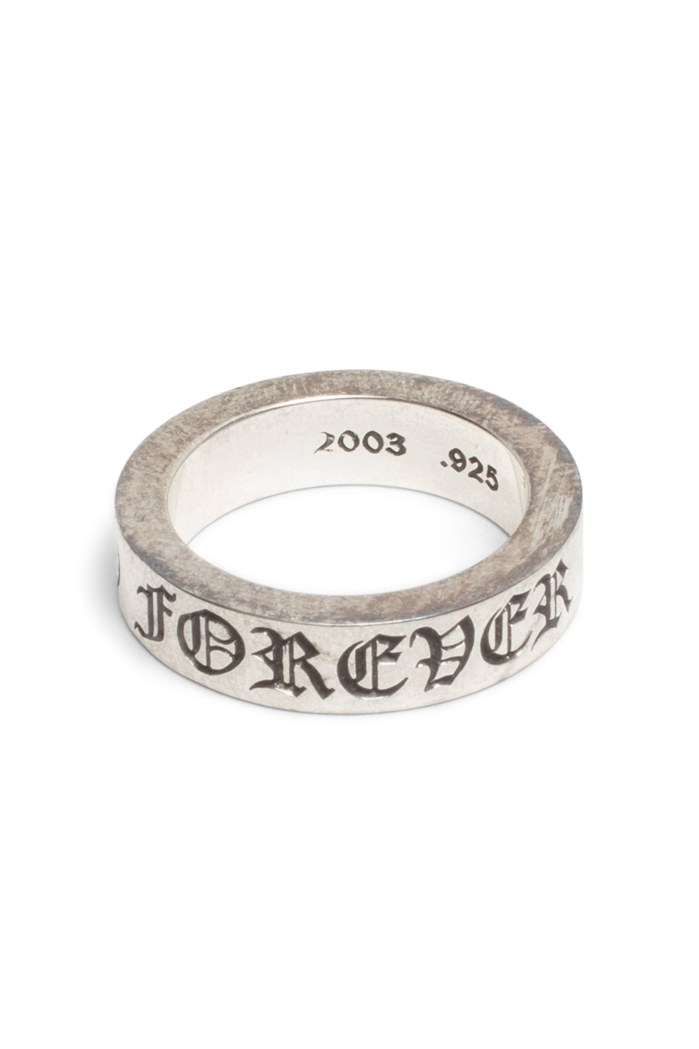 Chrome Hearts Spacer Forever Silver Ring