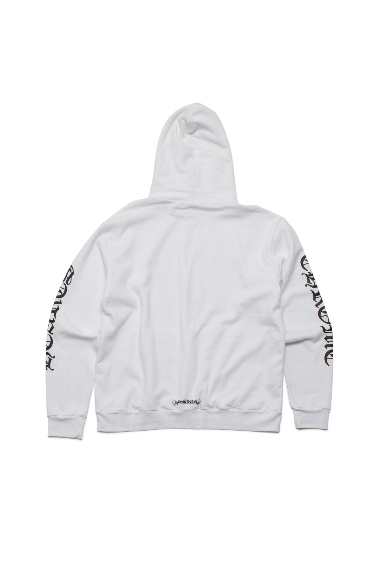 Chrome Hearts White Vertical Logo Hoodie