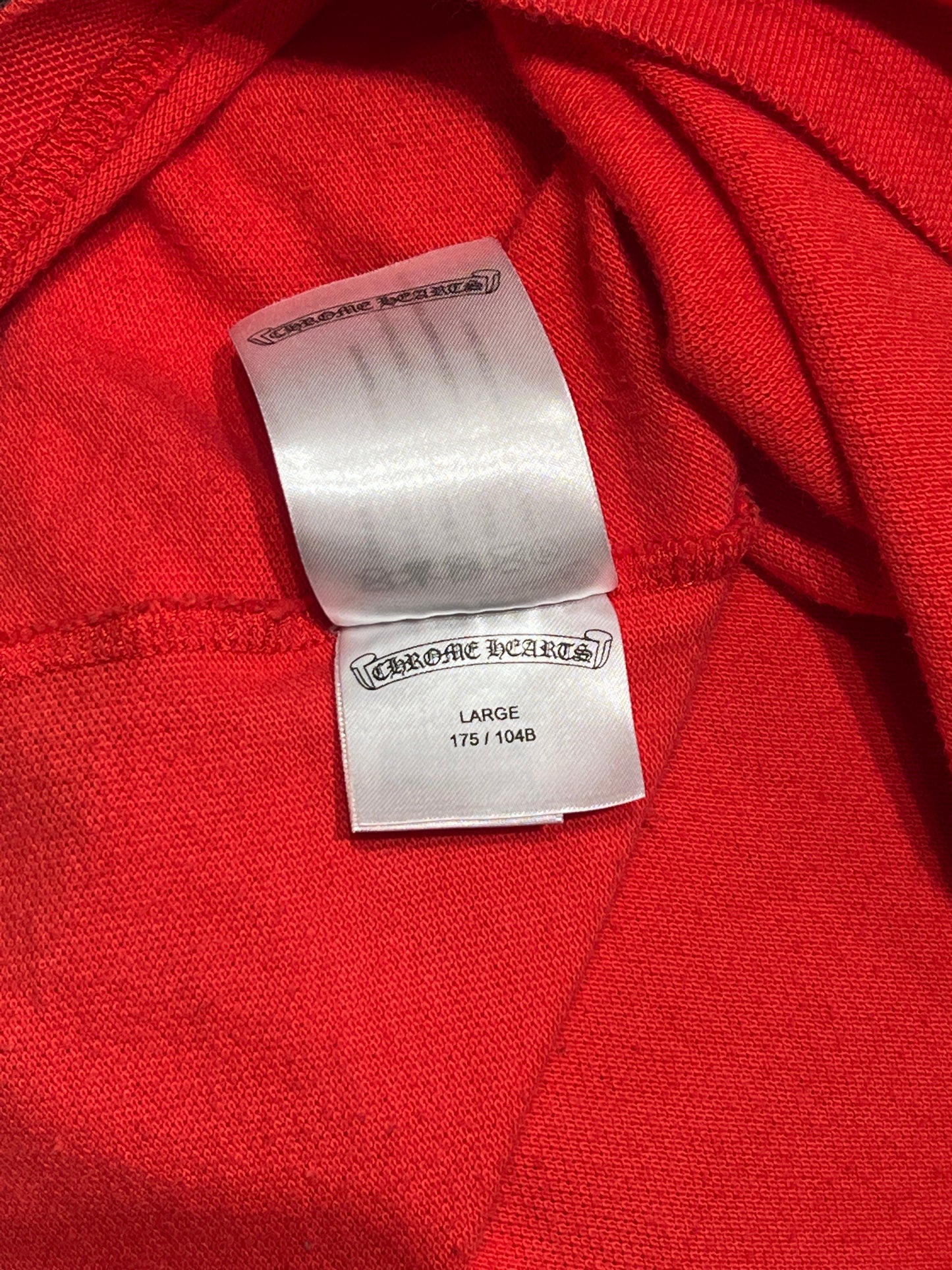 Chrome Hearts x Matty Boy Sex Records Red Polo STAFF T-shirt - Xia Office
