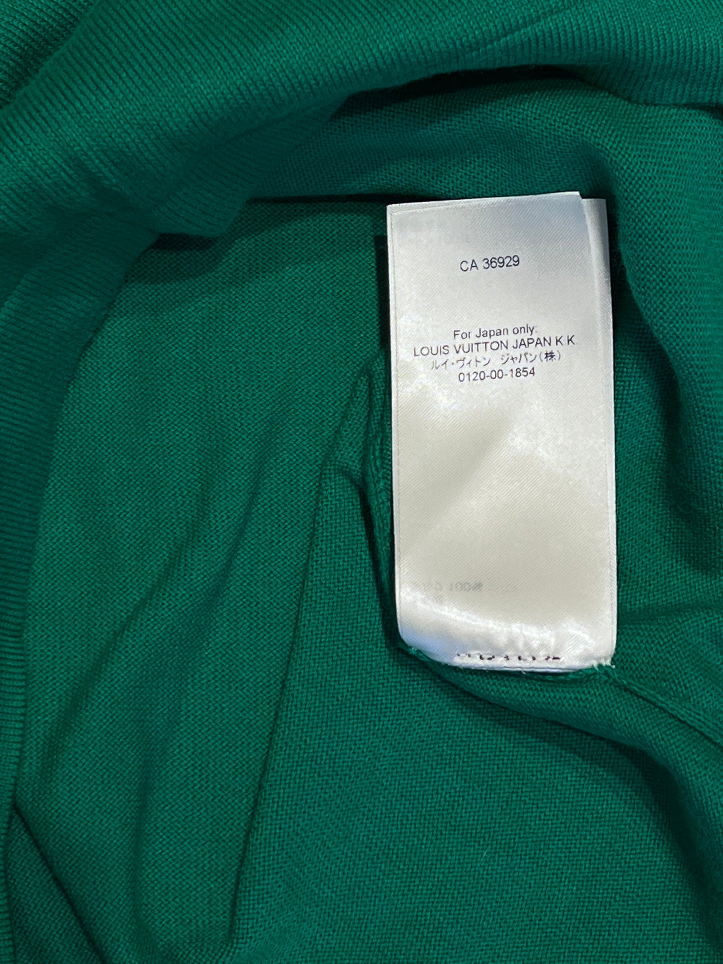 Louis Vuitton Green 21 AW LV Logo Tee - Xia Office