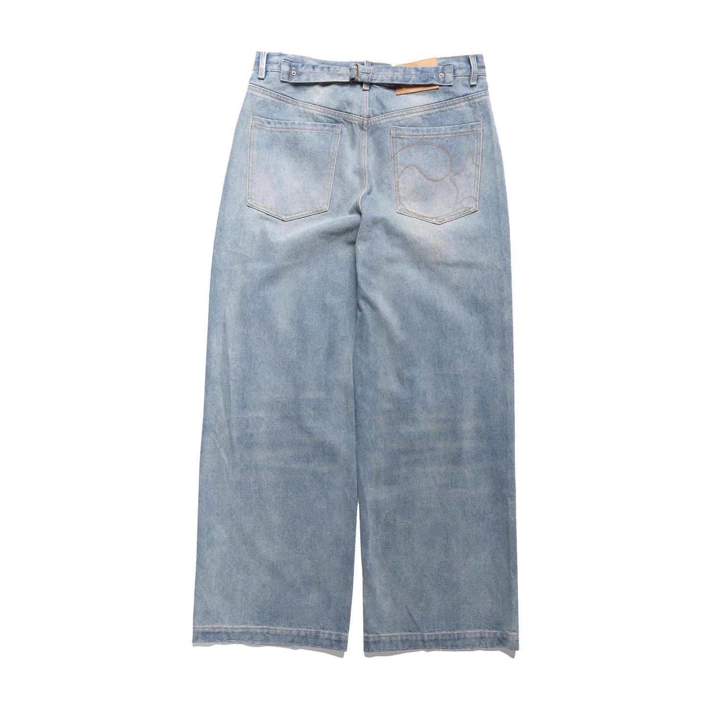 Vintage Washed Ripped Jeans - Xia Office