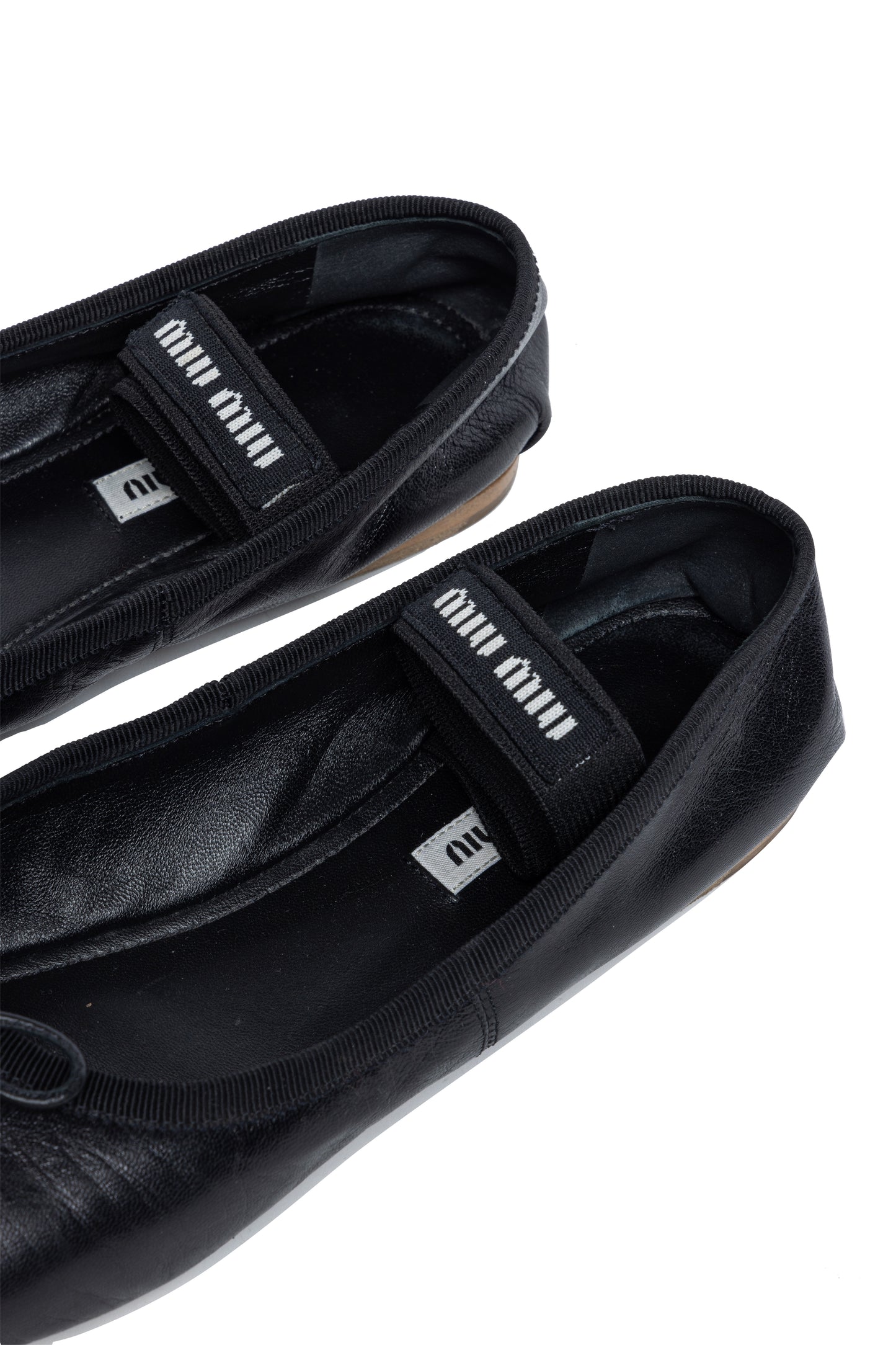 Miu Miu Leather Ballet Flats - Xia Office