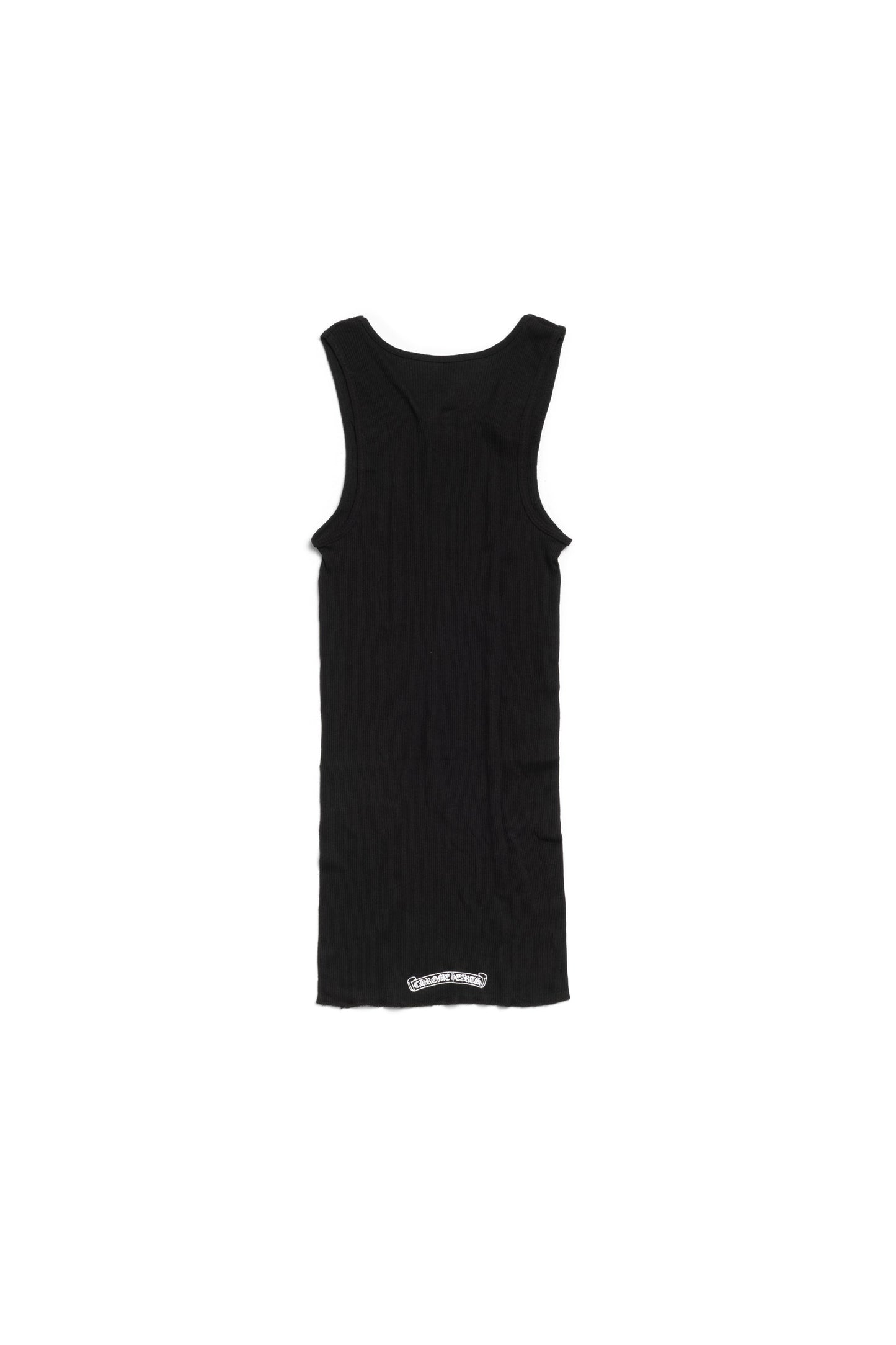 Chrome Hearts Black Hairy Cross Tank Top