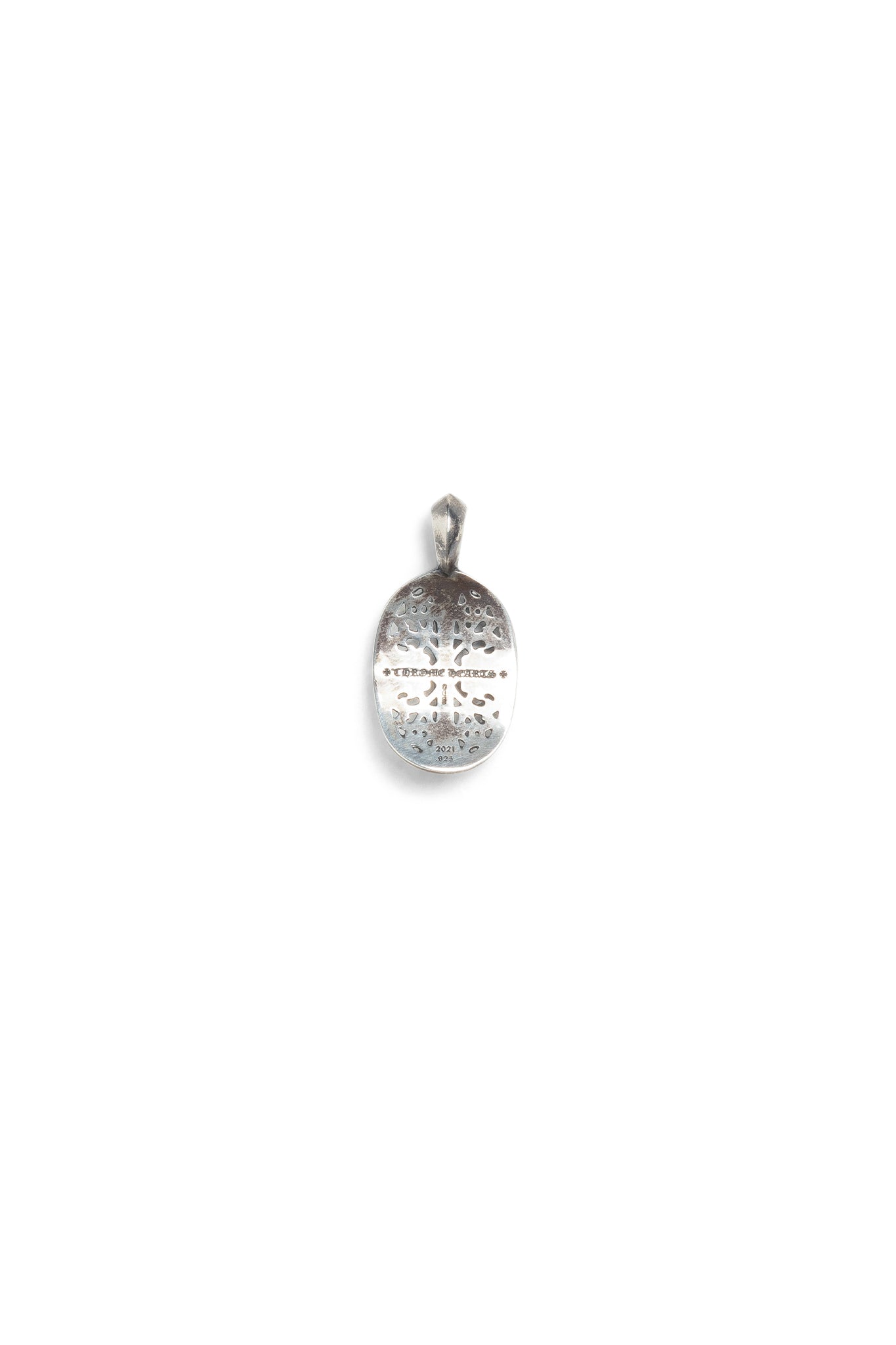 Chrome Hearts Silver CLSC OVAL Pendant