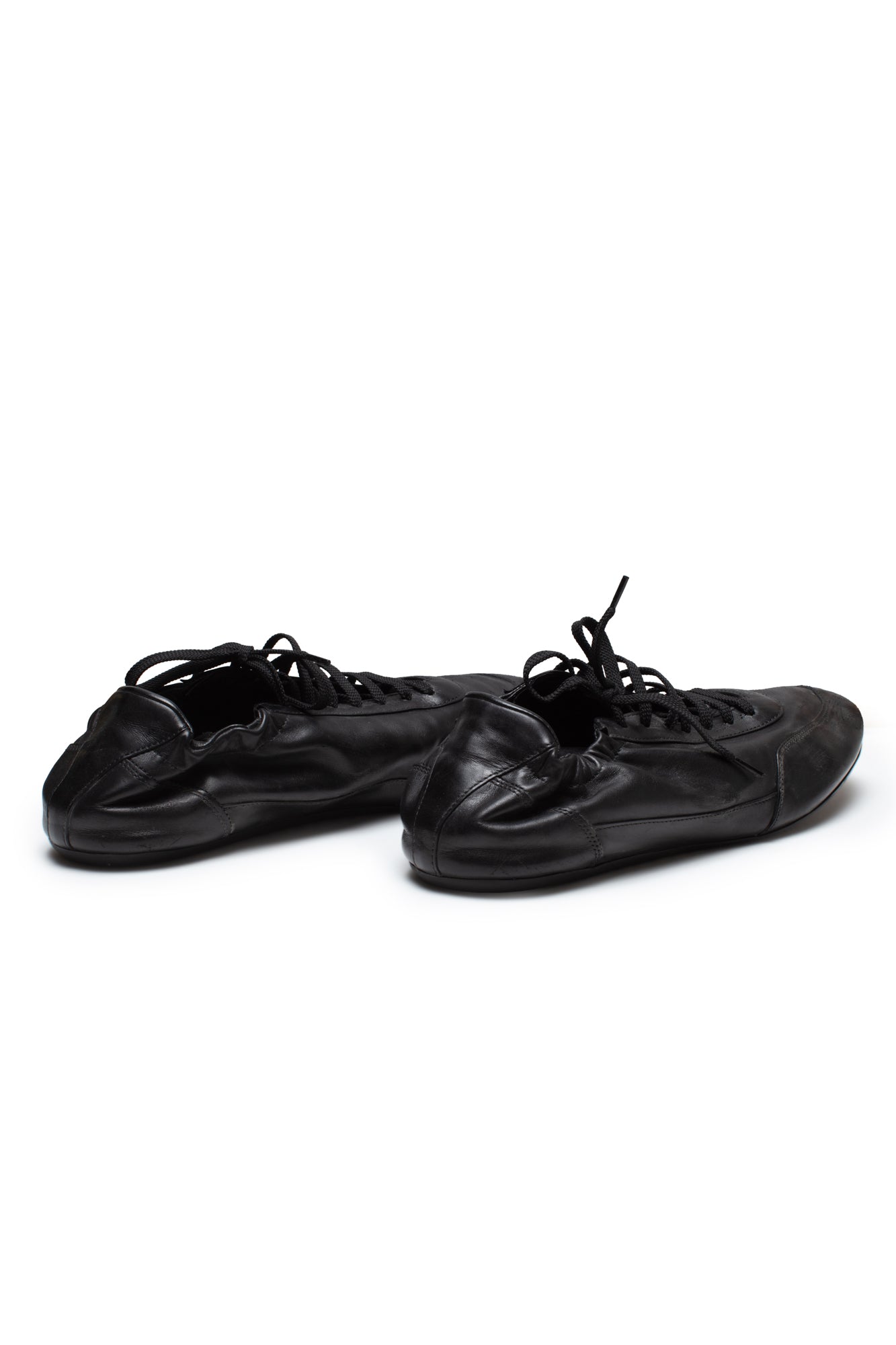 Prada Collapse Leather Sneakers