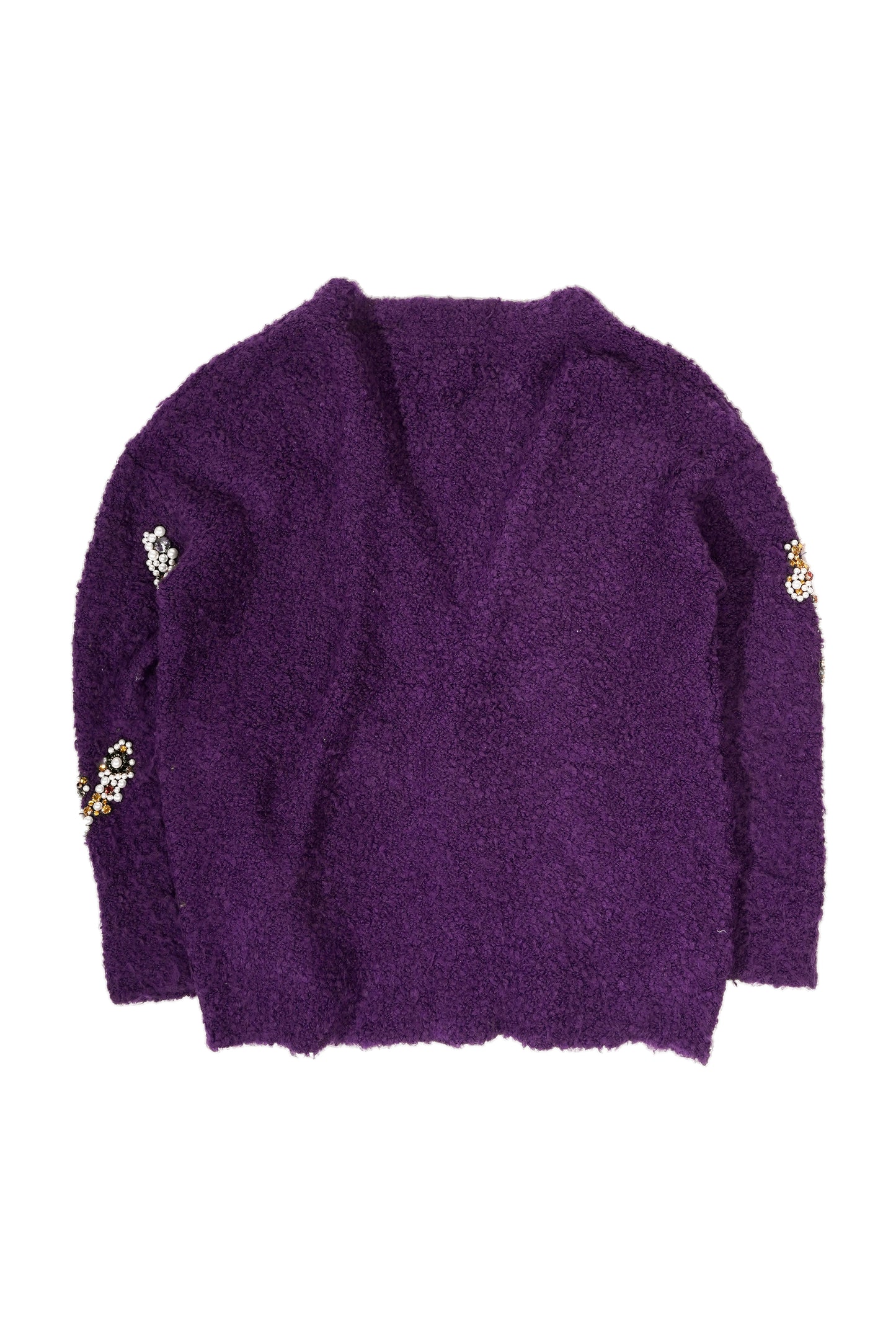 Faith Connexion Oversized Runway Crystal Embellished Cardigan