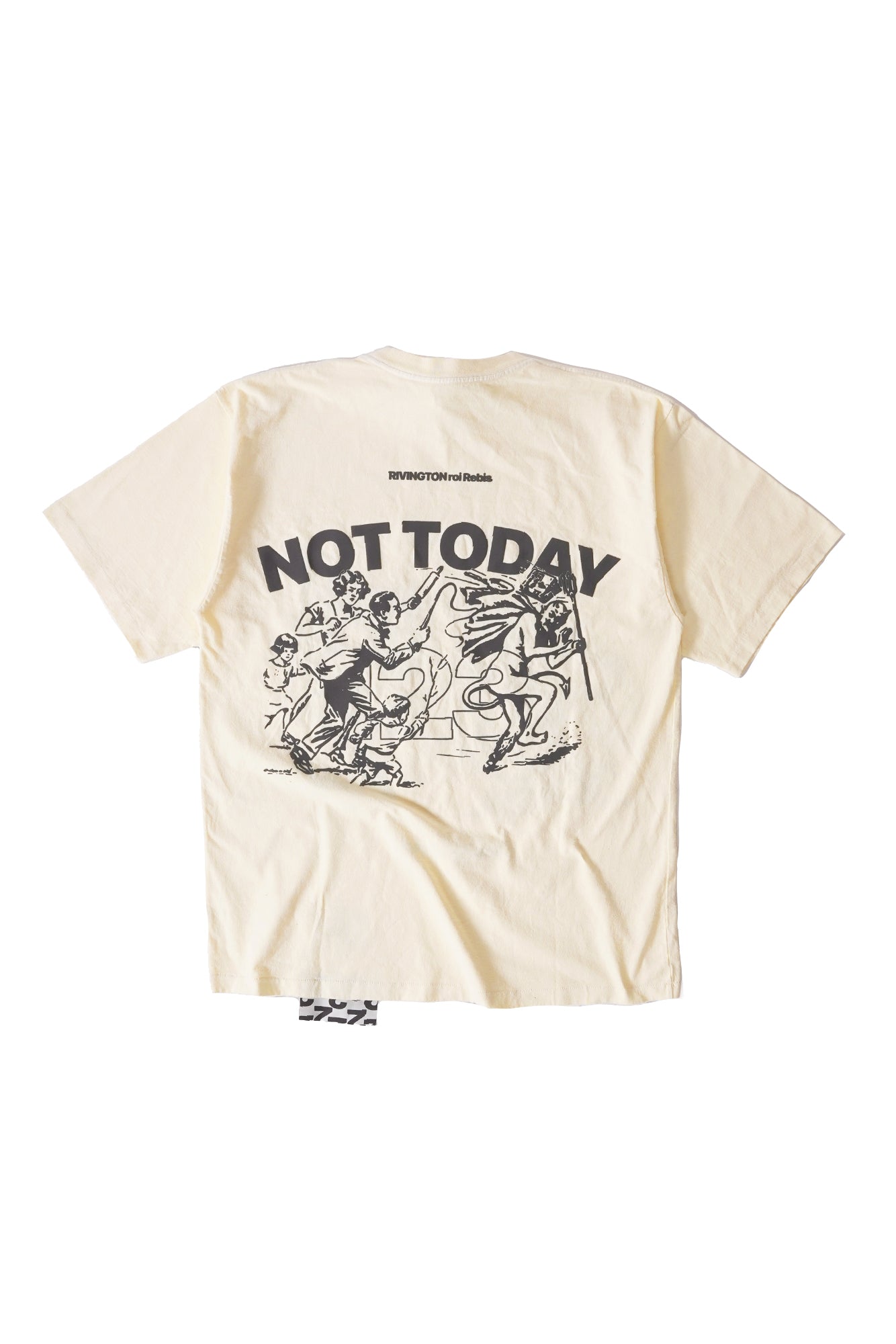 RRR123 "Not Today" T-shirt Cream