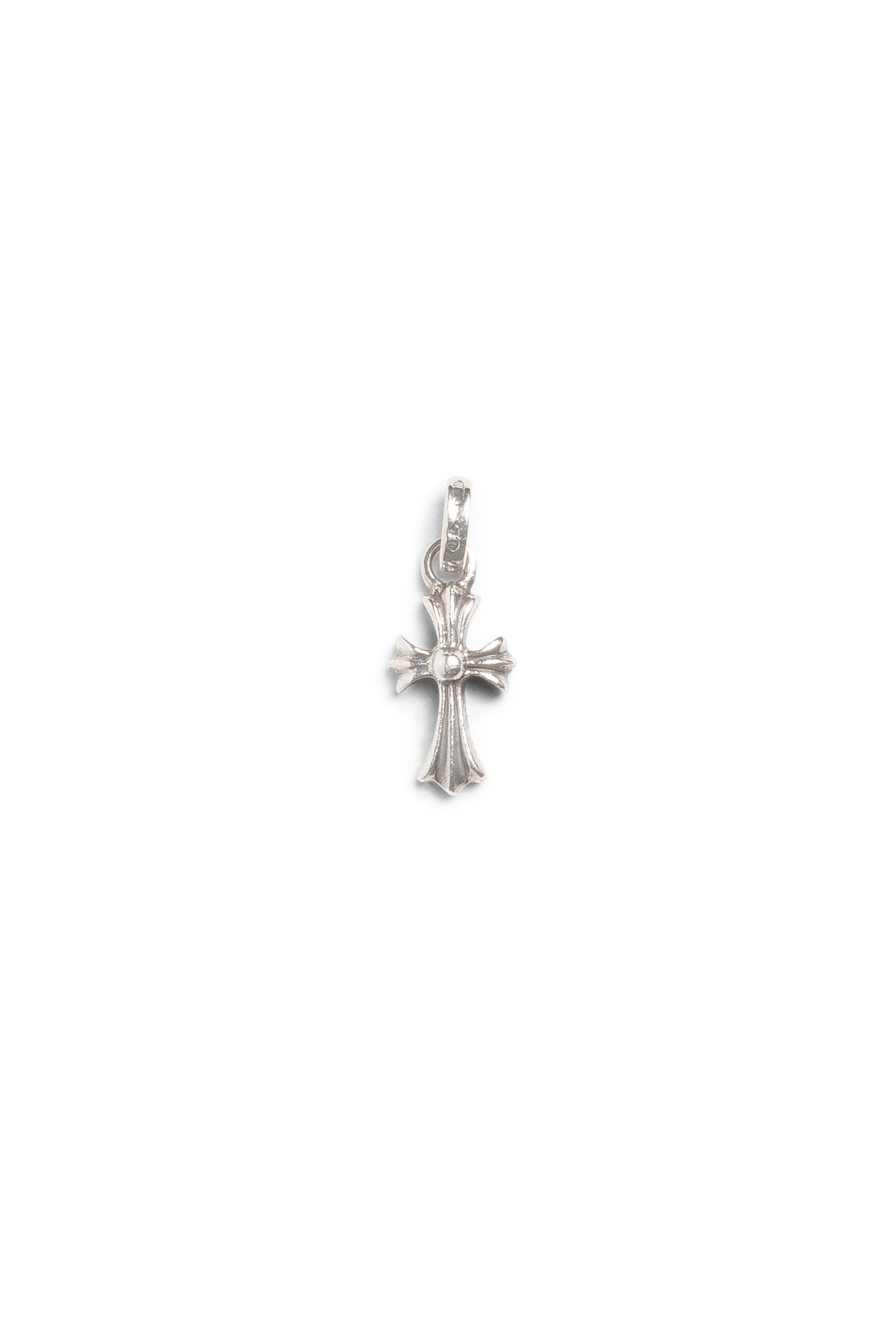 Chrome Hearts Silver with Diamond Baby Fat Pendant