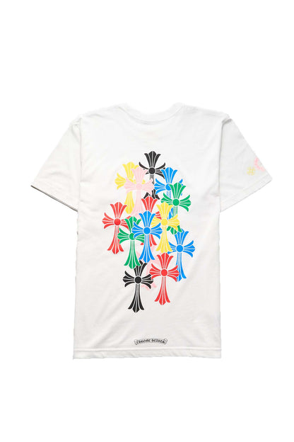 Chrome Hearts Multi-color Cross White T-shirt