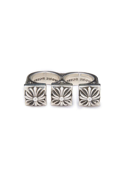 Chrome Hearts Double Brass Knuckle Ring