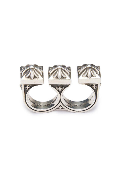 Chrome Hearts Double Brass Knuckle Ring