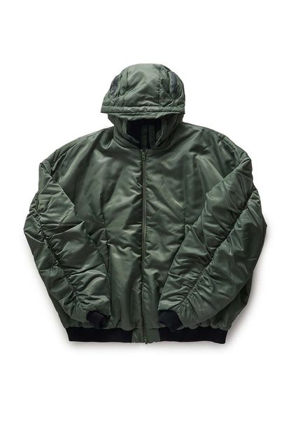 KUSIKOHC Green Helmet Bomber Jacket