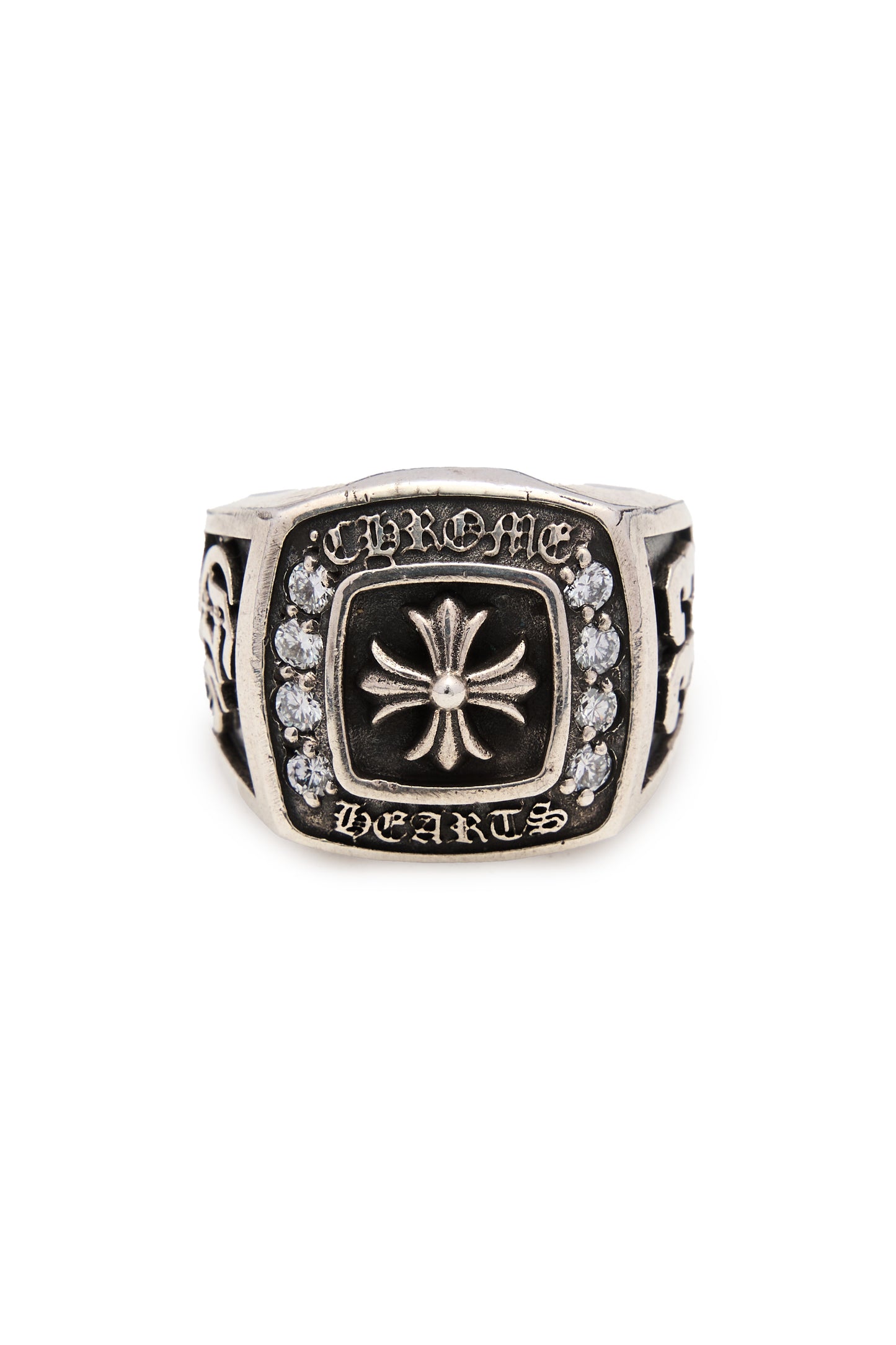 Chrome Hearts Diamond Championship Ring With Diamonds