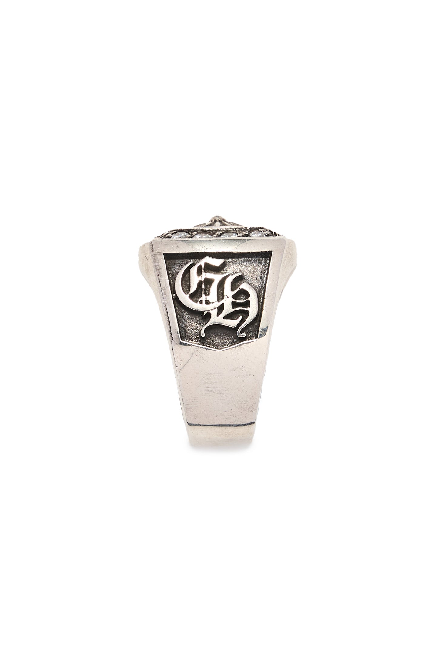 Chrome Hearts Diamond Championship Ring With Diamonds