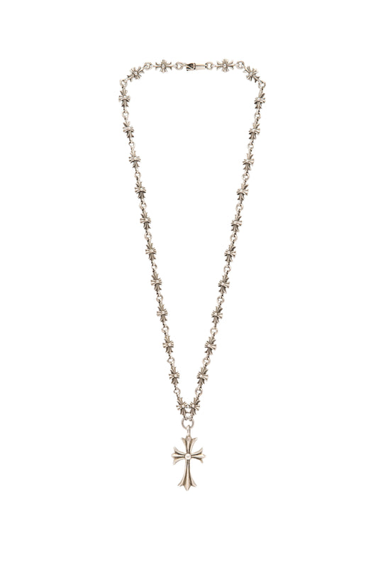 Chrome Hearts Cross Pendant & Cross Station Necklace
