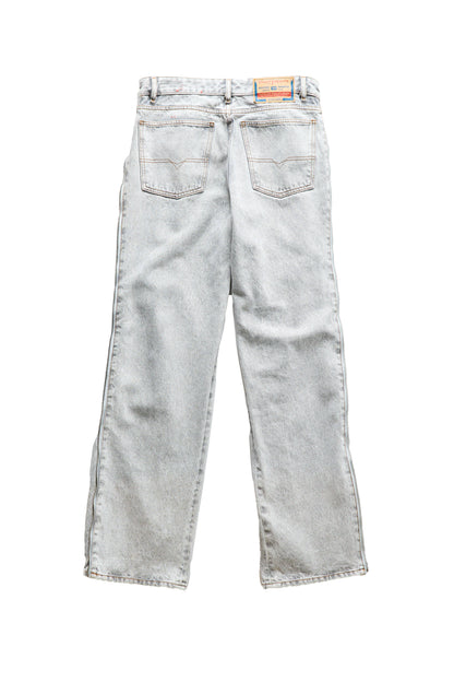 Dissel Side Zipper Grey Denim Jeans