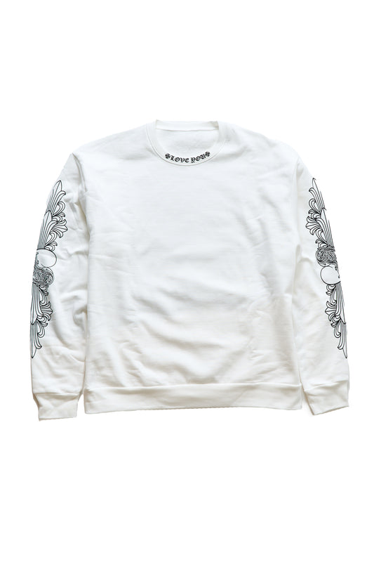 Chrome Hearts 2025 Love You Crewneck Sweatshirt