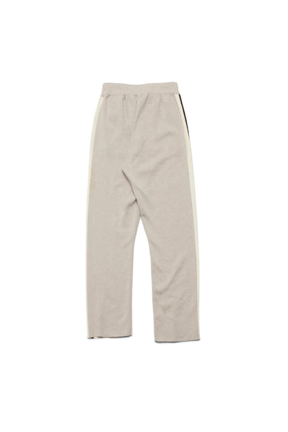 Palm Angels Fw24 Classic Logo Knit Track Pants in Light Beige