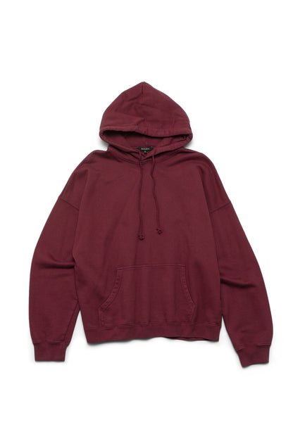 YEEZY Season 5 Single Layer Hoodie in Oxblood