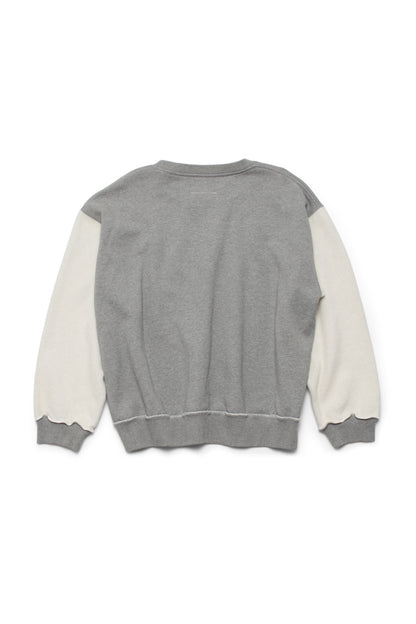 MM6 Maison Margiela Colorblock Pattern Crew Neck Pullover