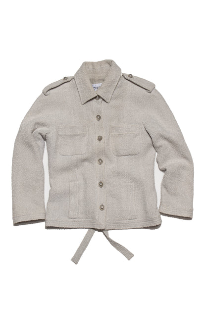 Chanel 16p Grey Tweed Fantasy Jacket - Xia Office
