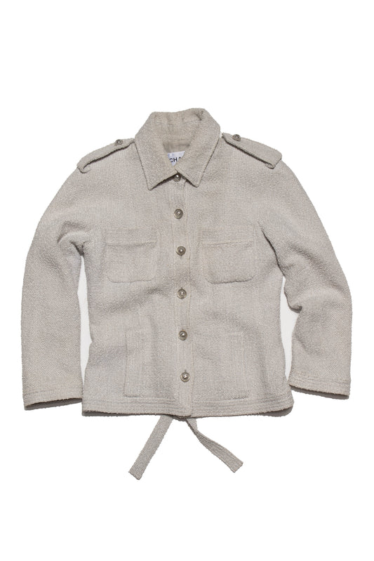 Chanel 16p Grey Tweed Fantasy Jacket - Xia Office