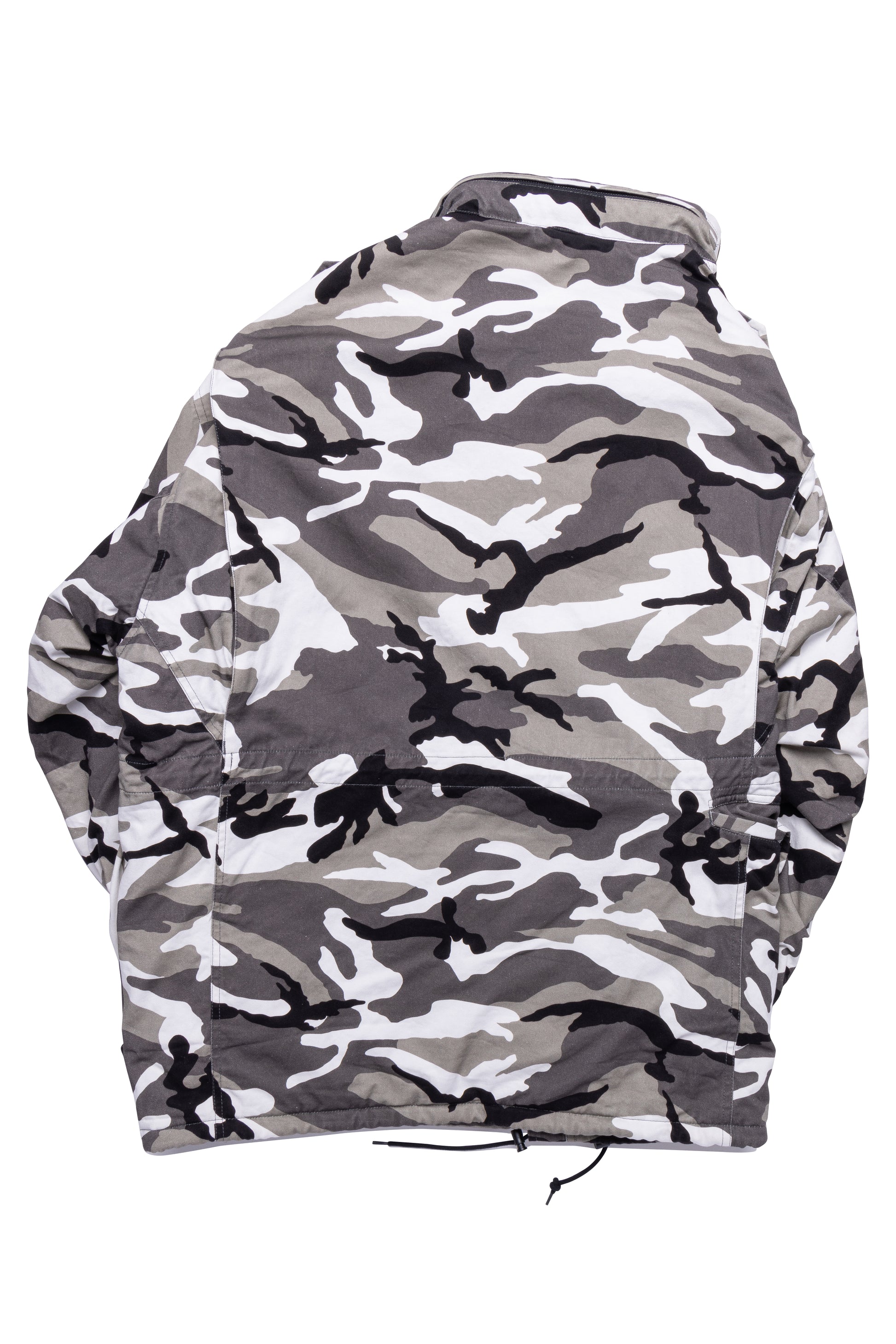 Balenciaga YE 24 Off-Shoulder Camouflage Military Jacket - Xia Office