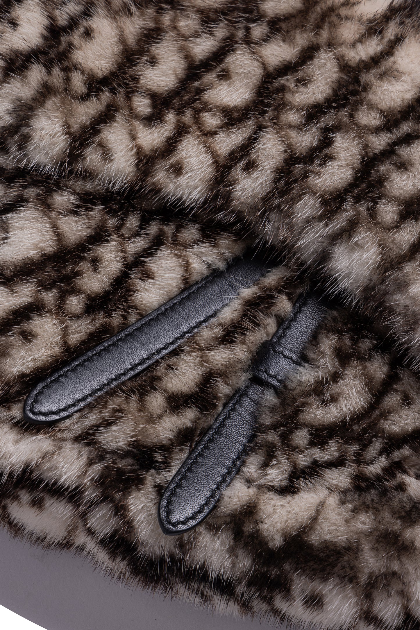 Dior Mink Fur Oblique Mini Saddle Bag - Xia Office