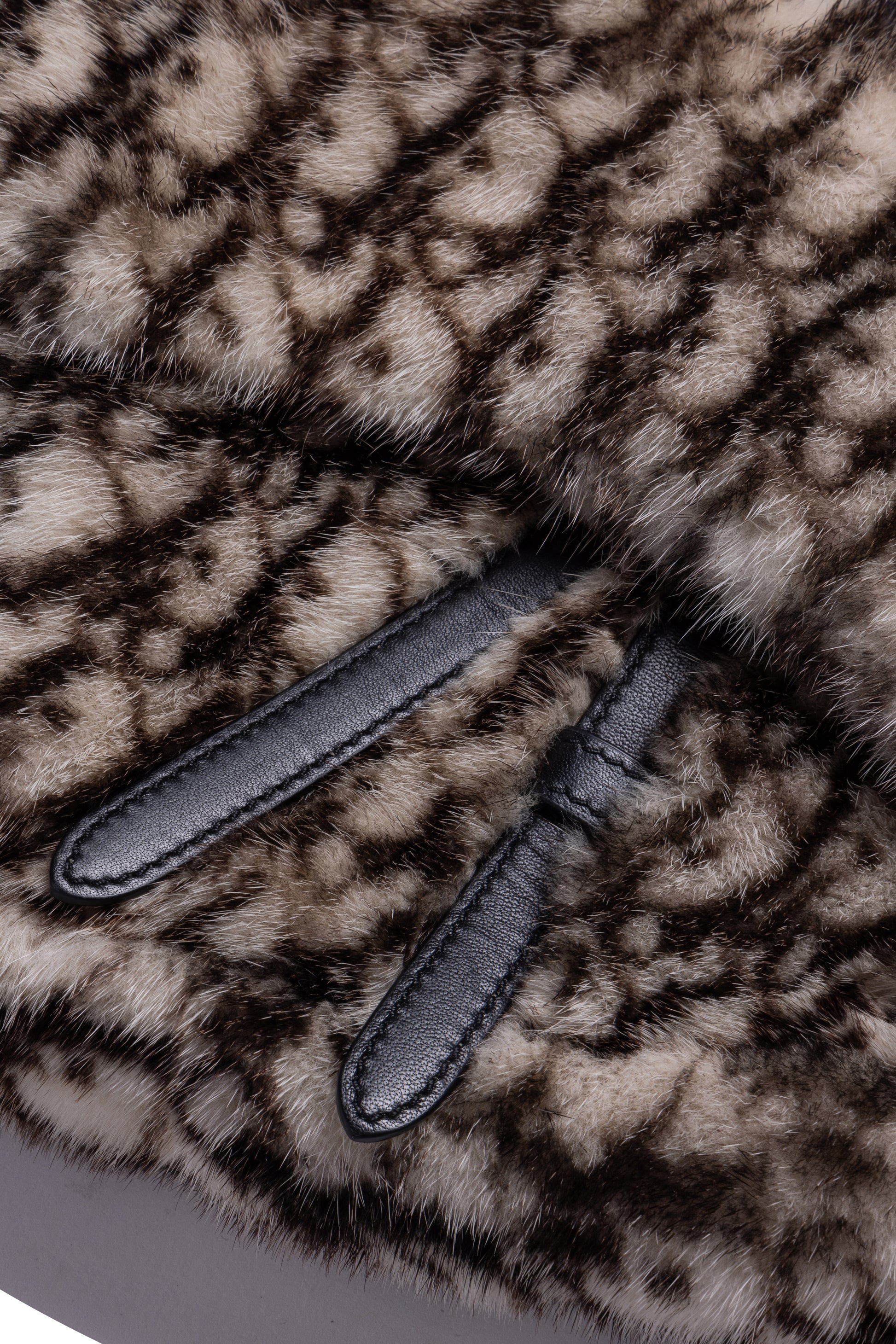 Dior Mink Fur Oblique Mini Saddle Bag - Xia Office