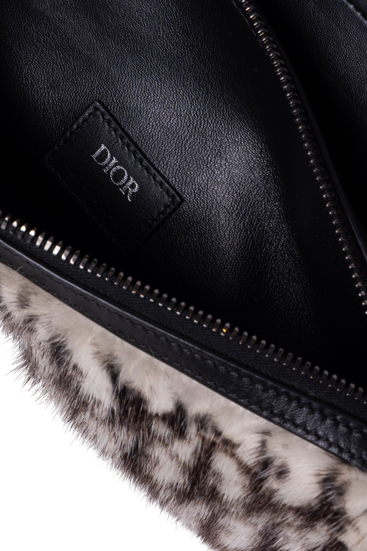Dior Mink Fur Oblique Mini Saddle Bag - Xia Office