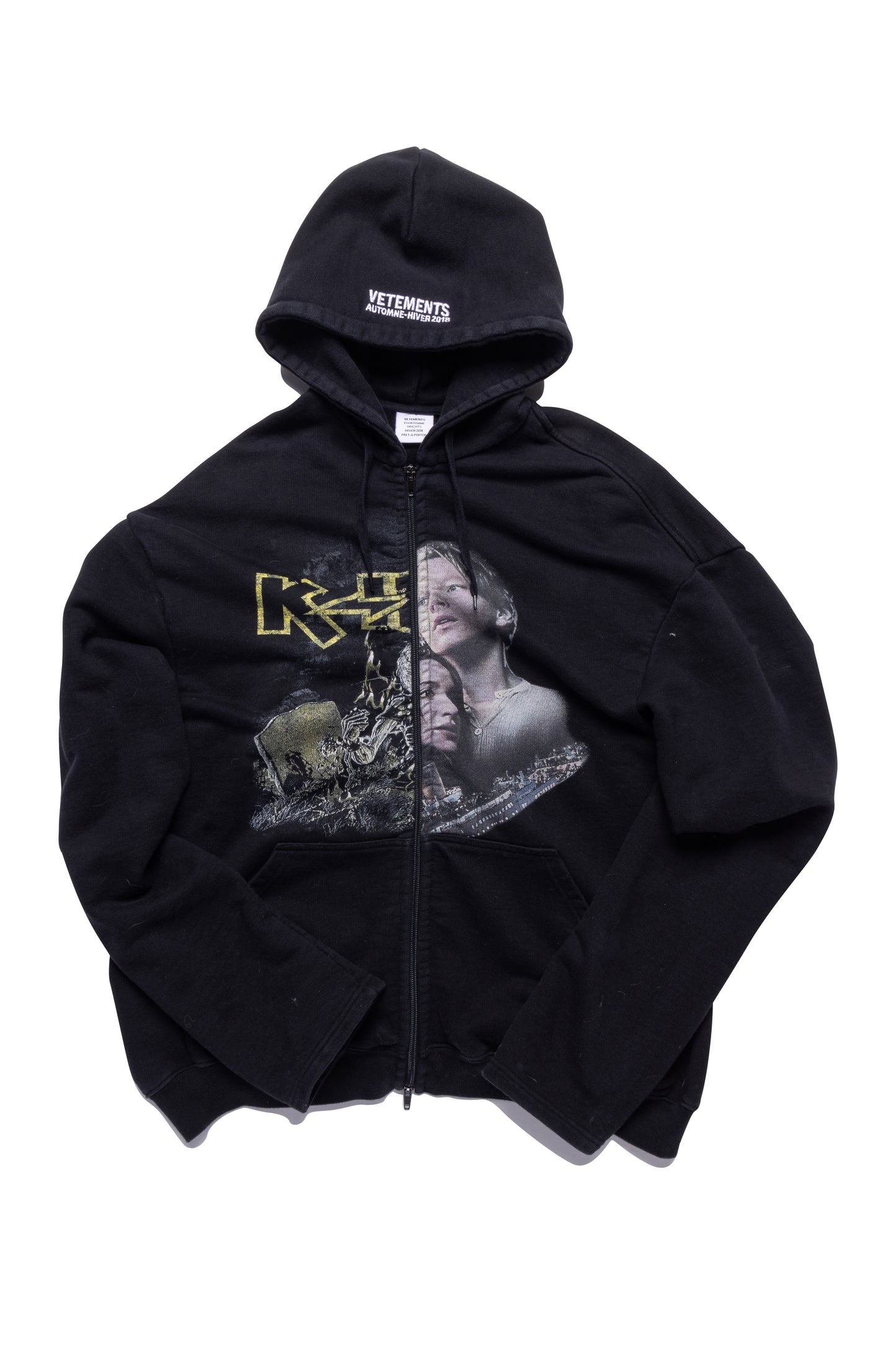 Vetements Titanic Printed Zip-up Hoodie - Xia Office