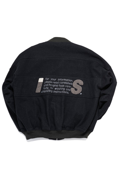 Issey Miyake × Tsumori Chisato × Vintage 80's Legendary Carelabel Logo Bomber - Xia Office