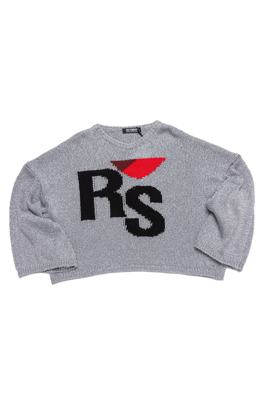 Raf Simons SS21 Metallic RS Knit Sweater - Xia Office