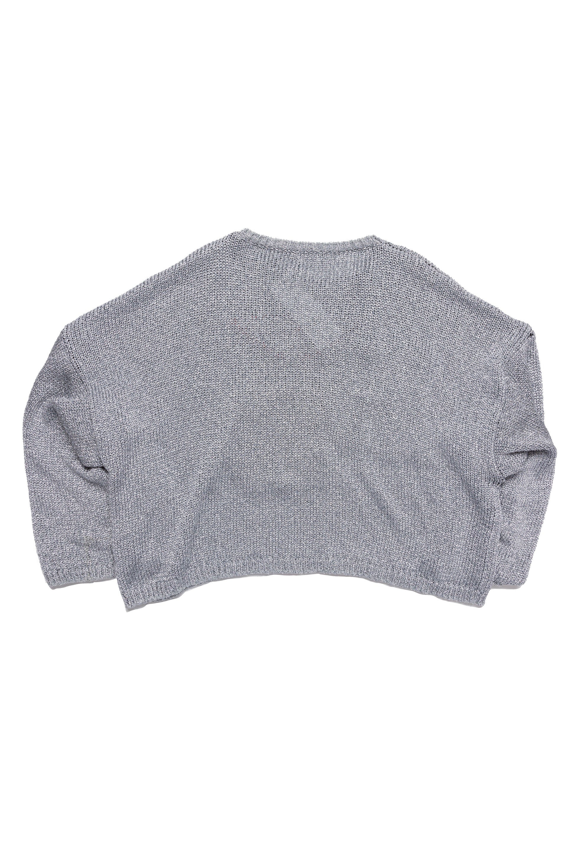 Raf Simons SS21 Metallic RS Knit Sweater - Xia Office